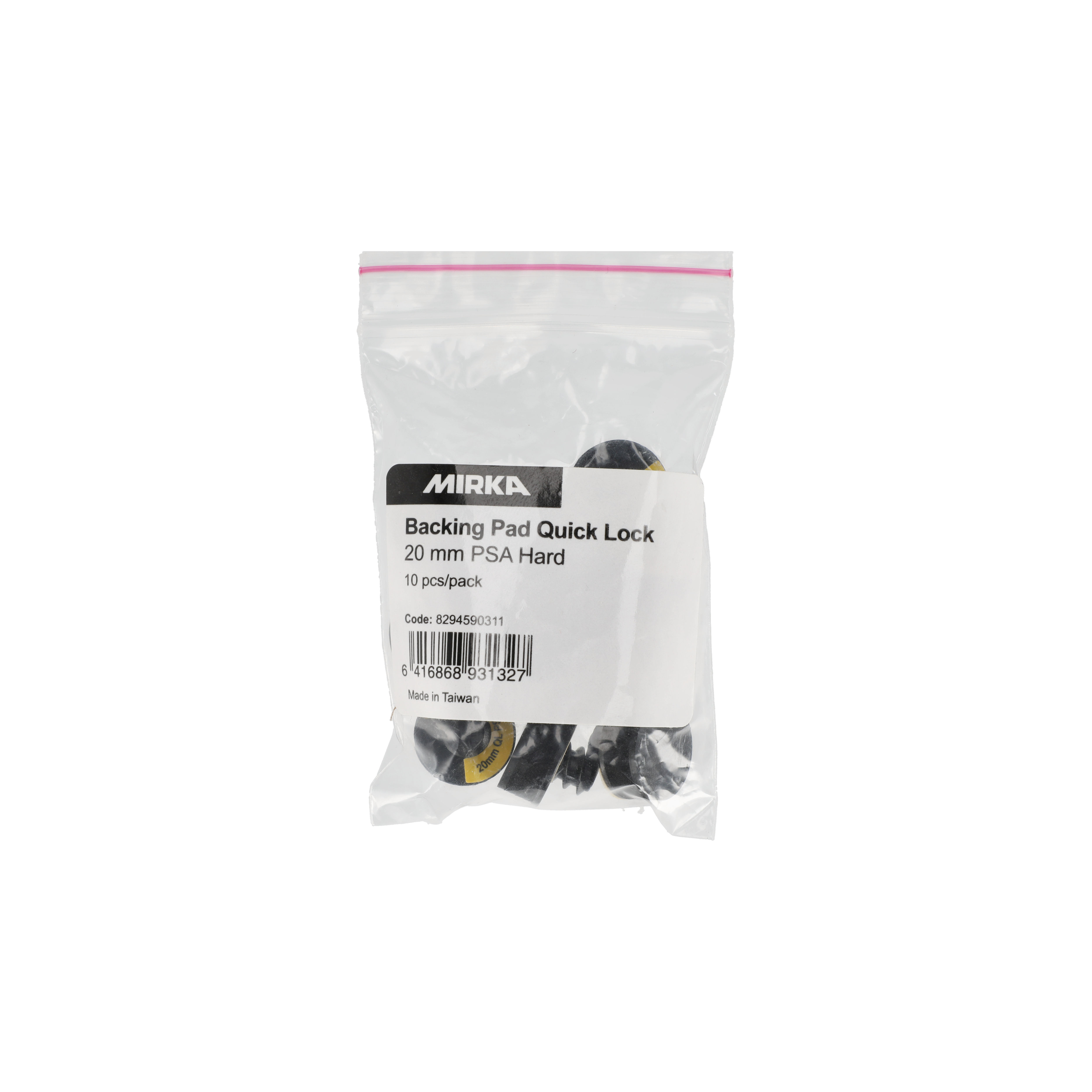Backup Pad 0.79" (20 mm) PSA Hard Twist Lock