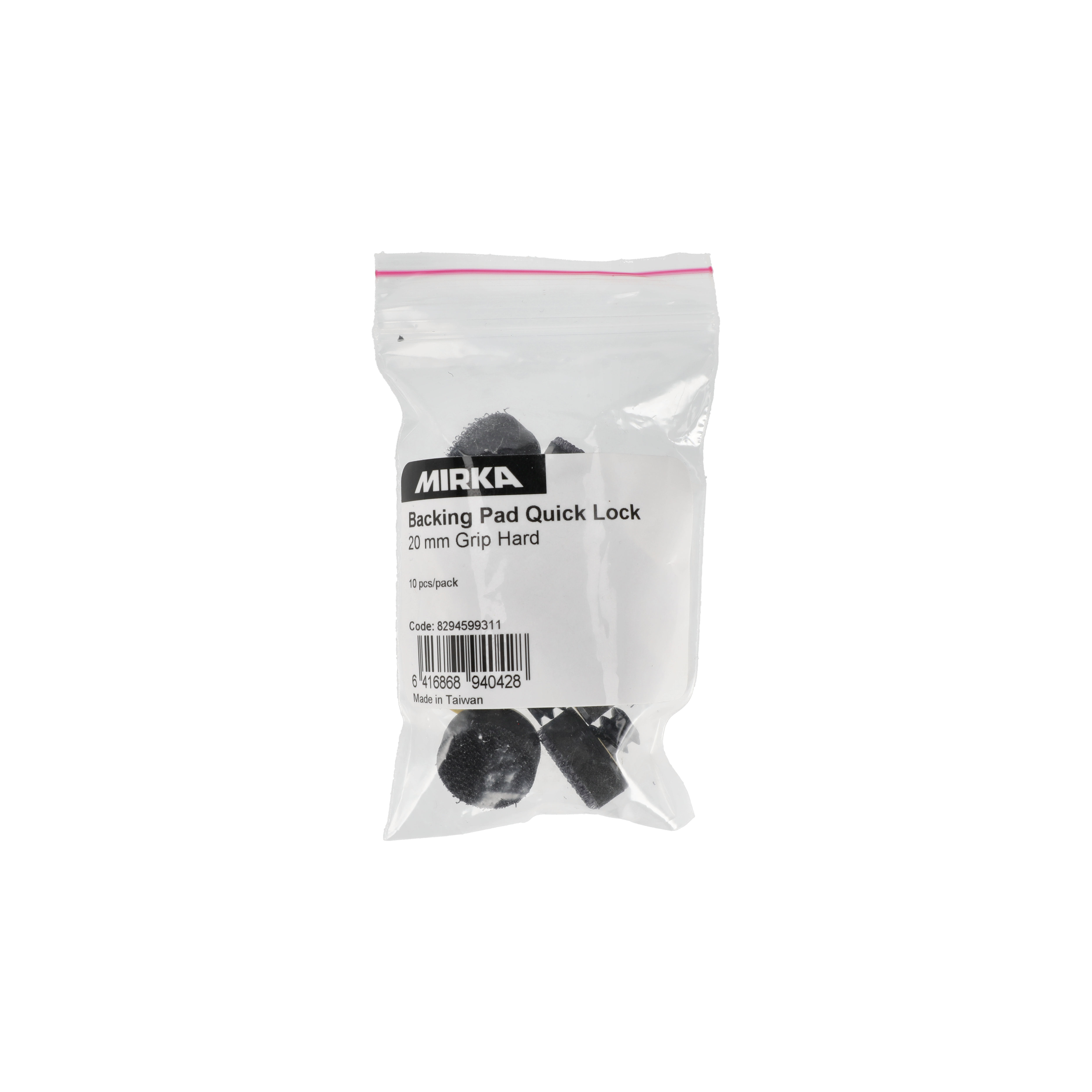 Backup Pad 0.79" (20 mm) PSA Hard Twist Lock