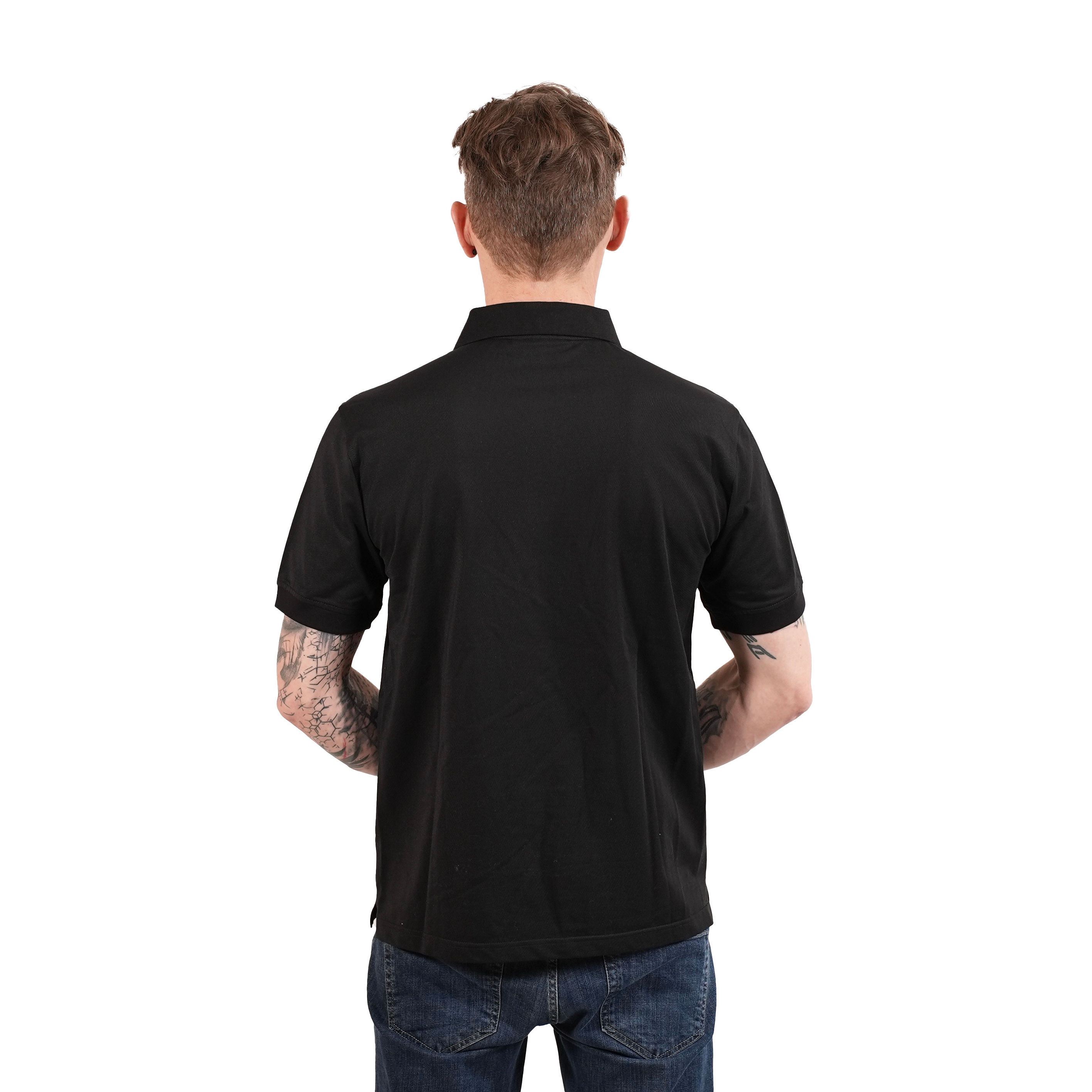 Polo noir Mirka® Tagline