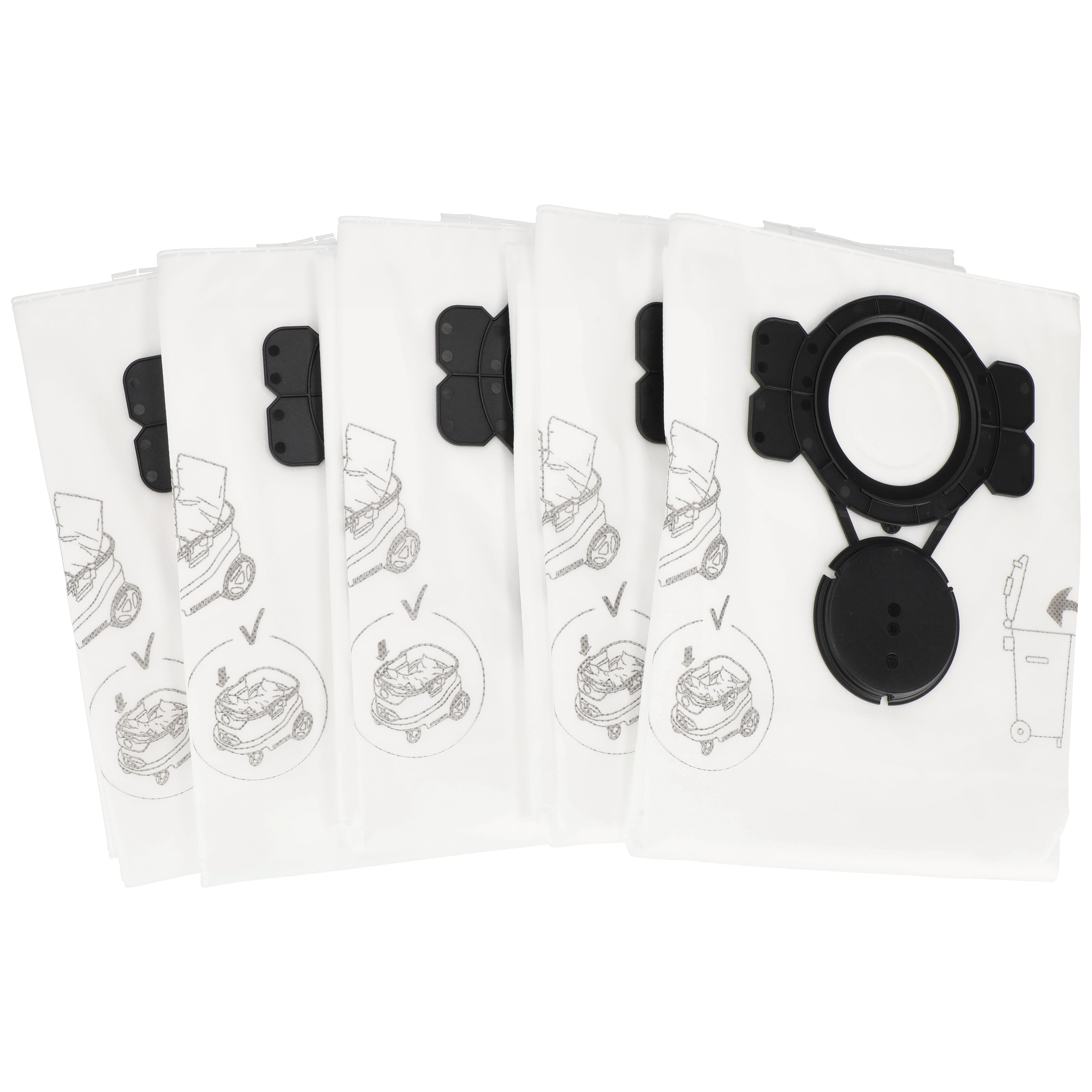 Sacs pour aspirateurs Mirka 1230/1242