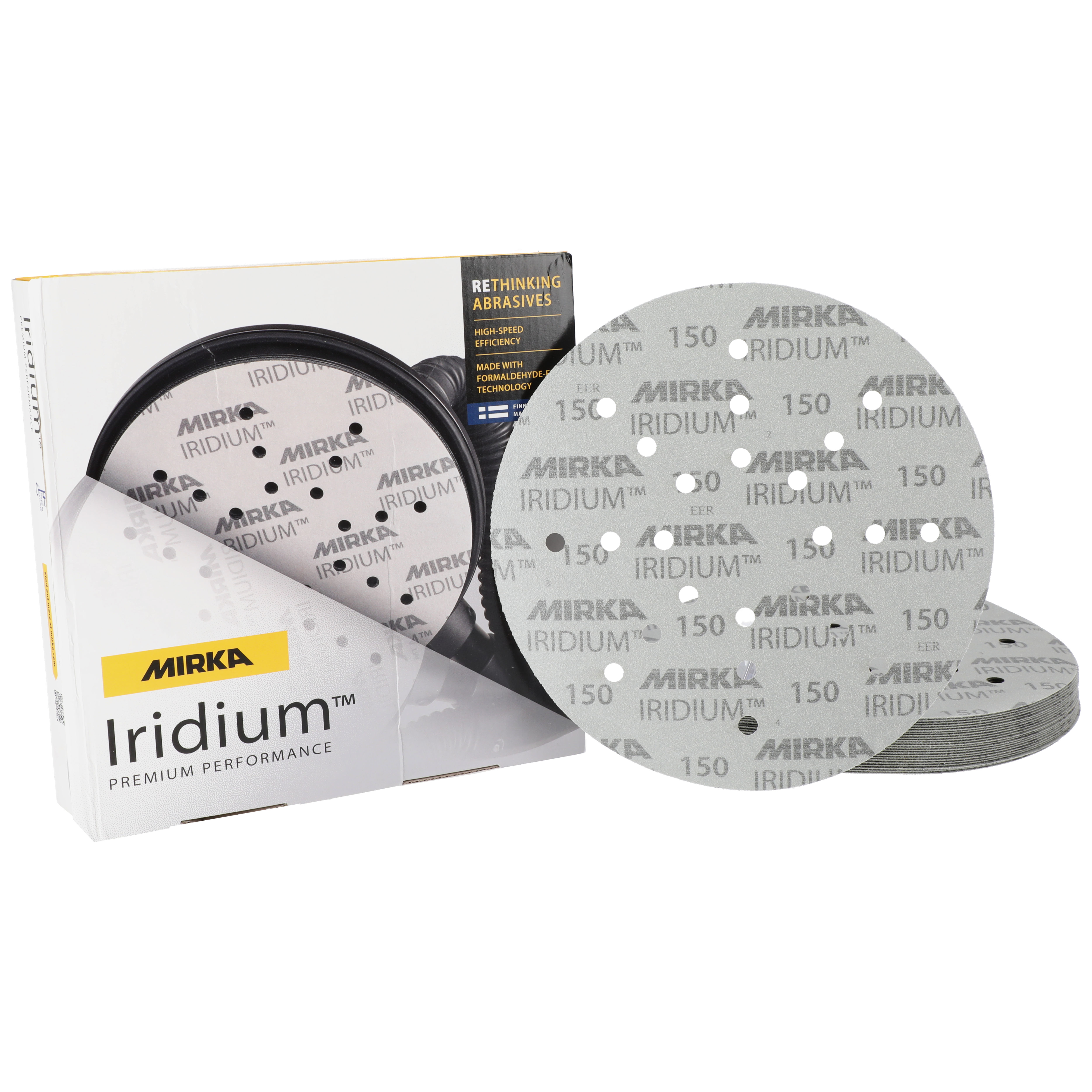 Mirka Iridium™ Ø 225 mm Grip 24 huller