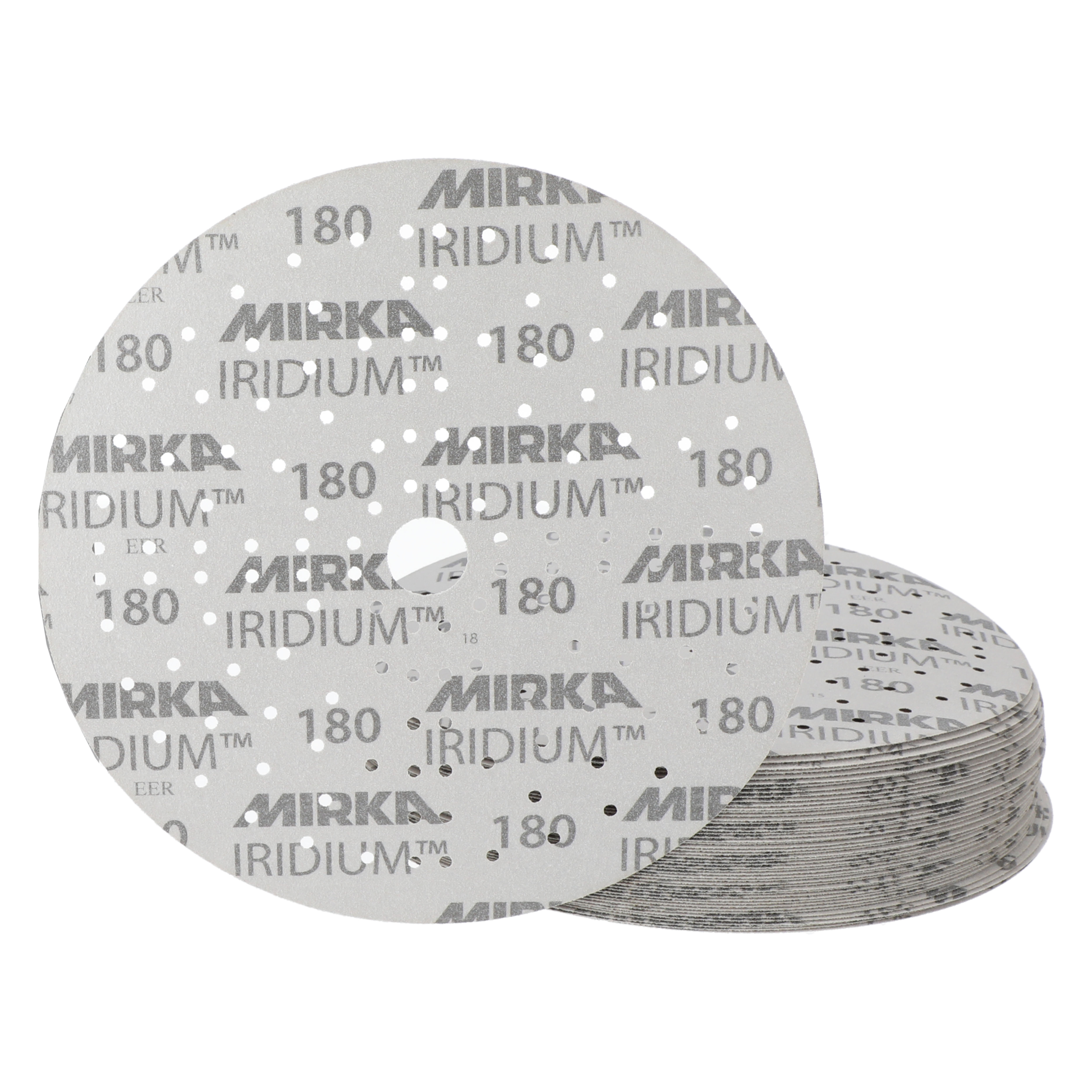 Mirka Iridium™ Ø 200 mm Grip Multihole