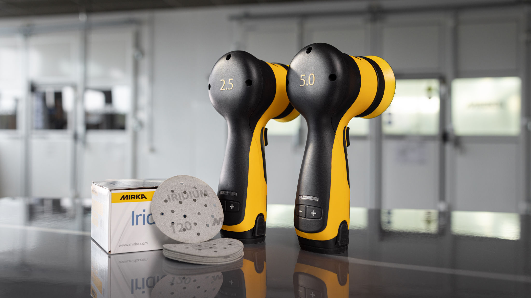 Mirka cordless sanders