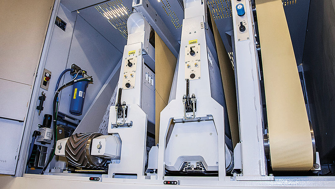 Belt sanding range for industrial sanding Mirka