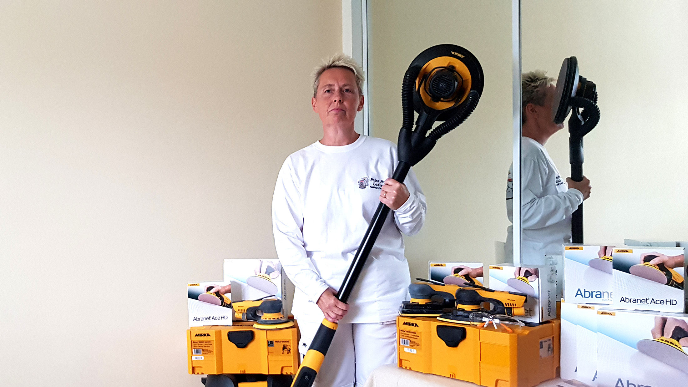 Women holding A LEROS