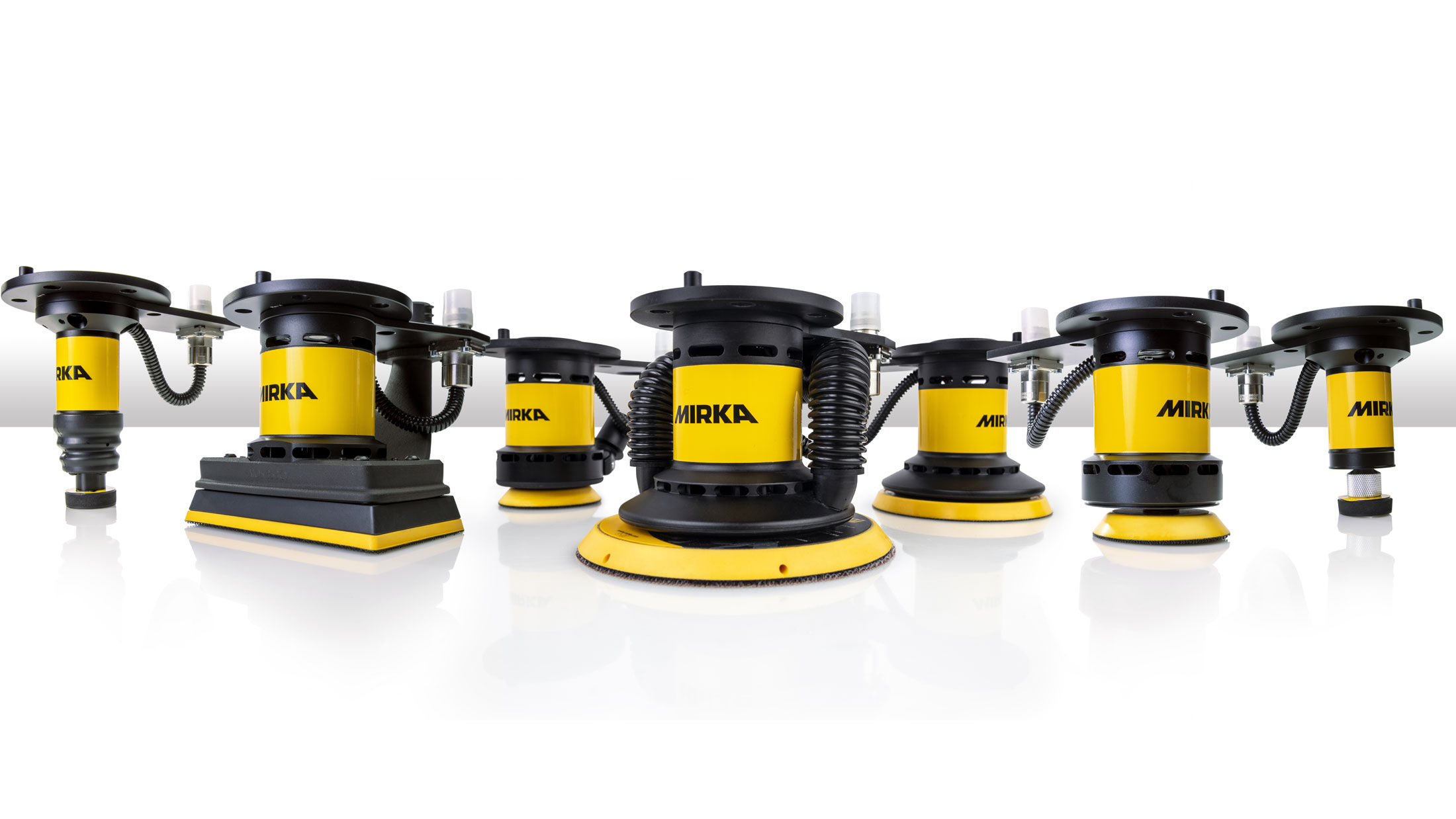 Mirka Automation Range of robotic sanding and polishing heads