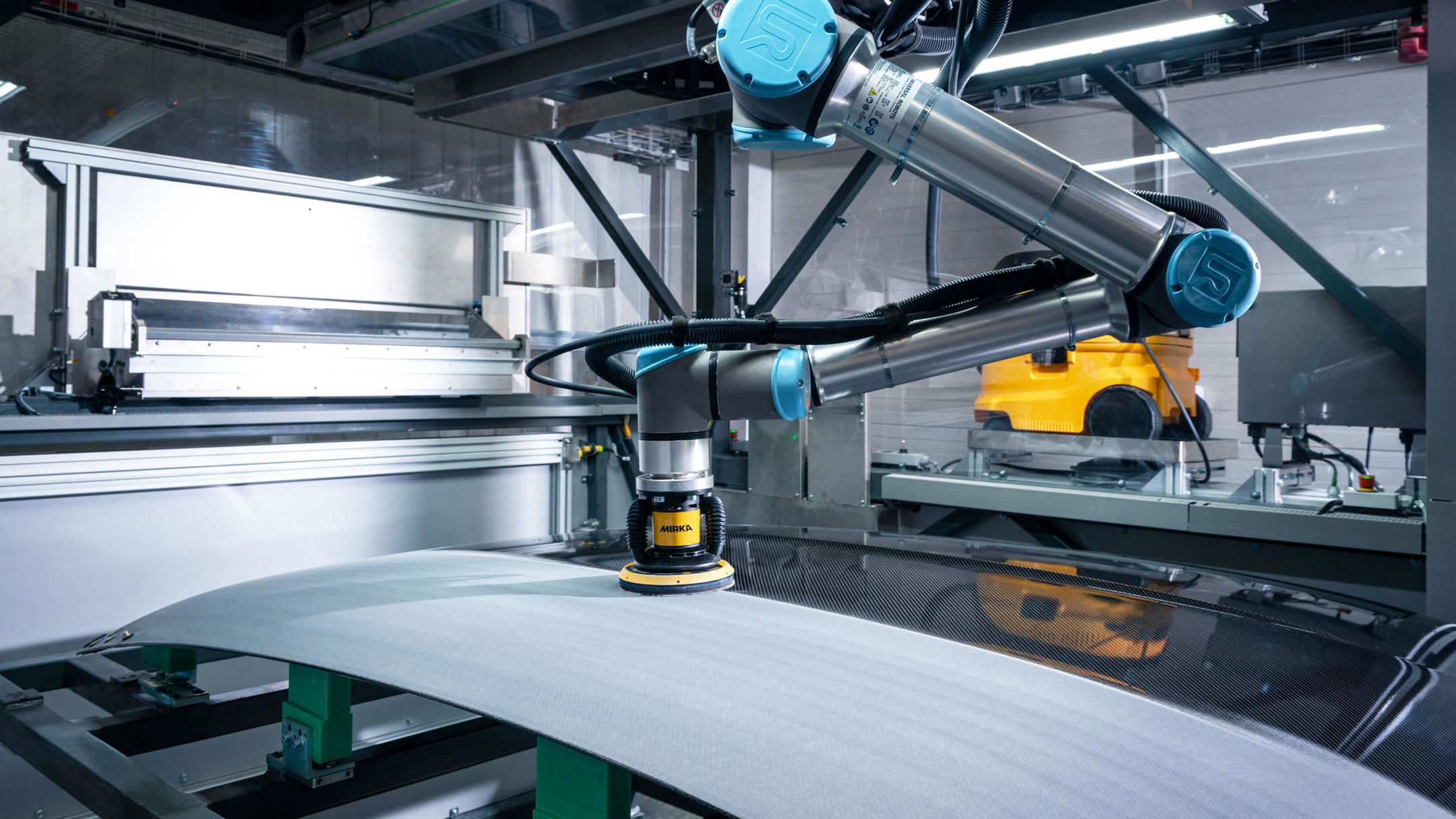 Robotic polishing and sanding with Mirka® Industrial Automation - Mirka