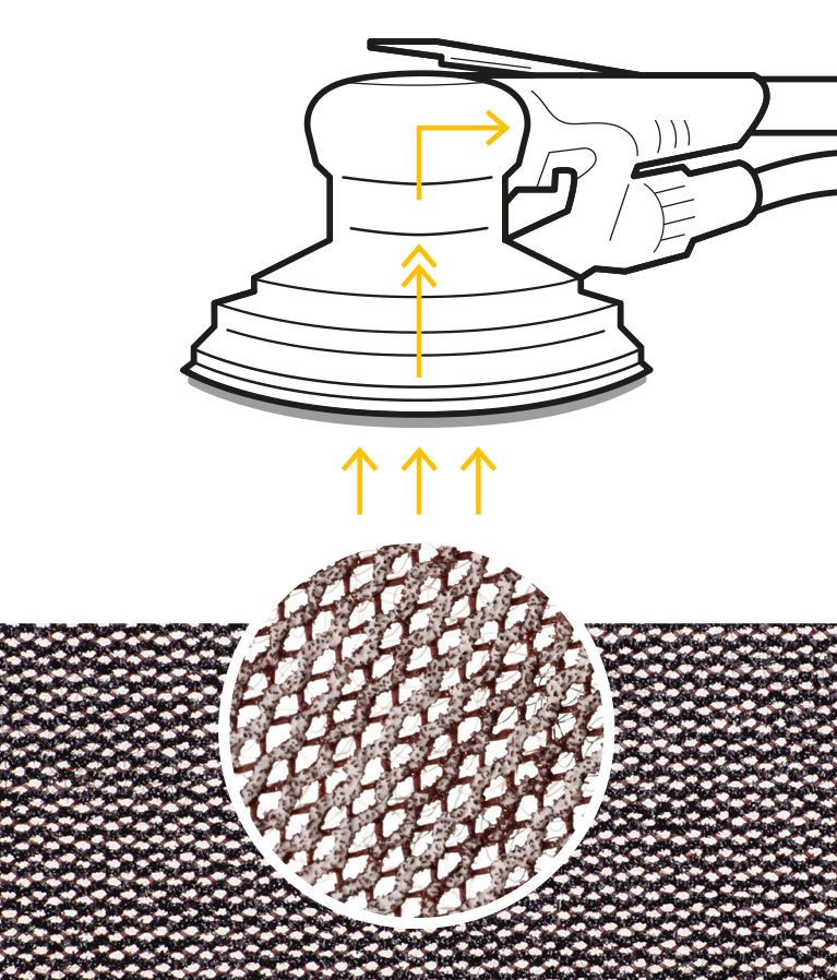 MIRKA® ABRANET® ACE Ø150mm SELF-AGGRAVING DISC MICROPERFORATED MESH P80 (1  PCE)