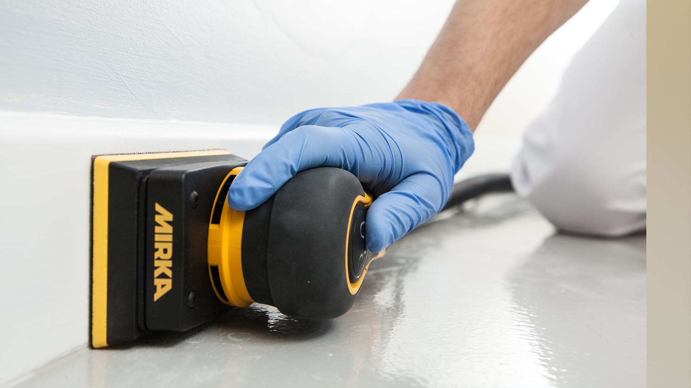 sanding skirting boards