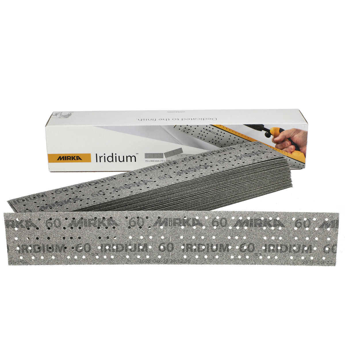 Iridium 70x400mm Grip 140 Hål