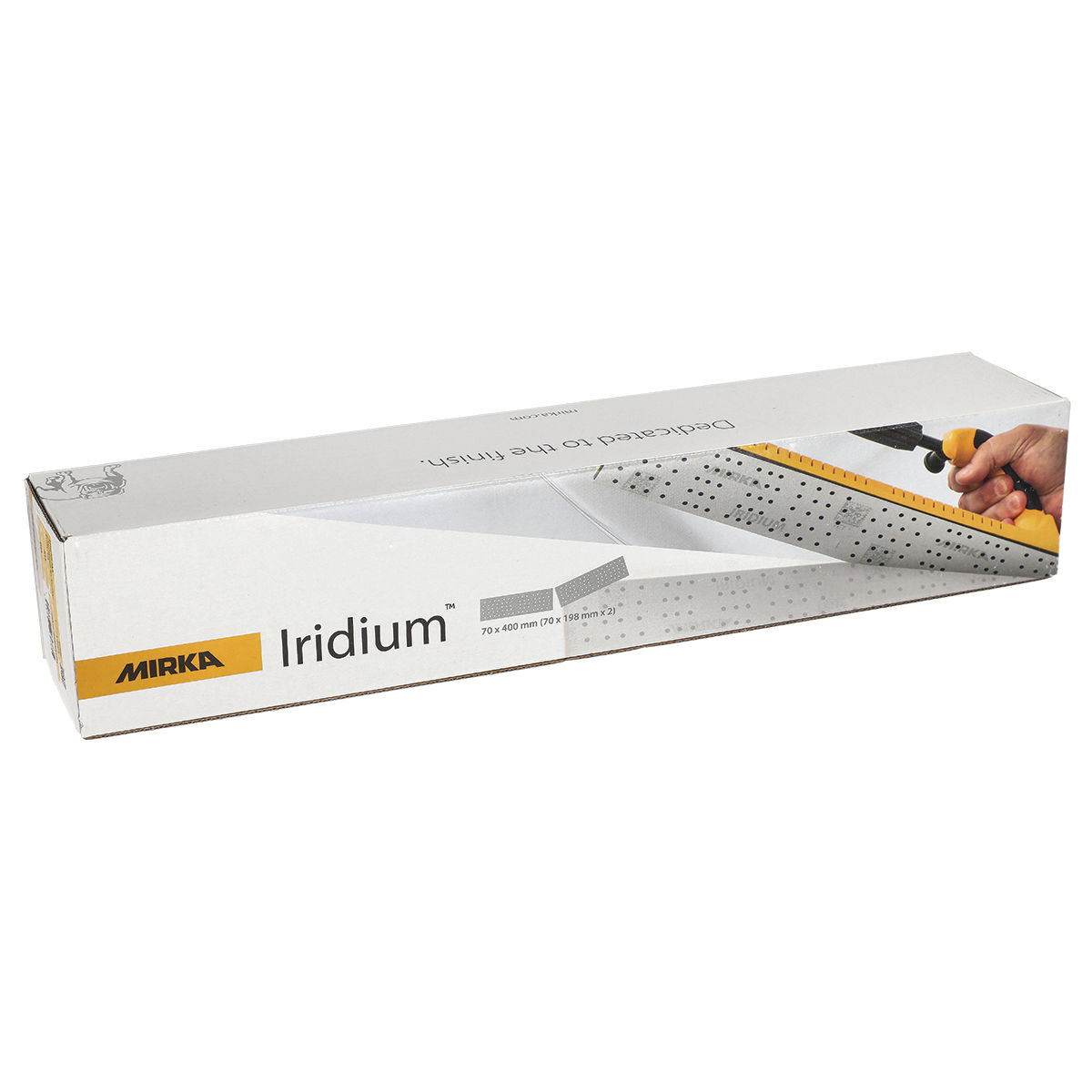 Iridium 70x400mm Grip 140 Hål