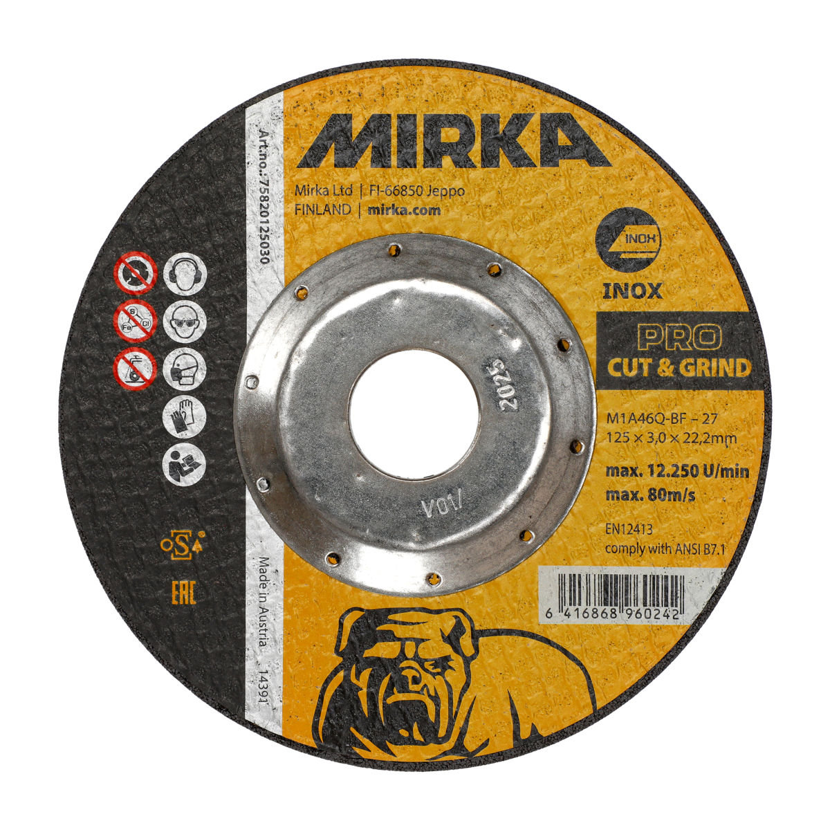 Mirka® PRO Katkaisu/hiontalaikka Inox