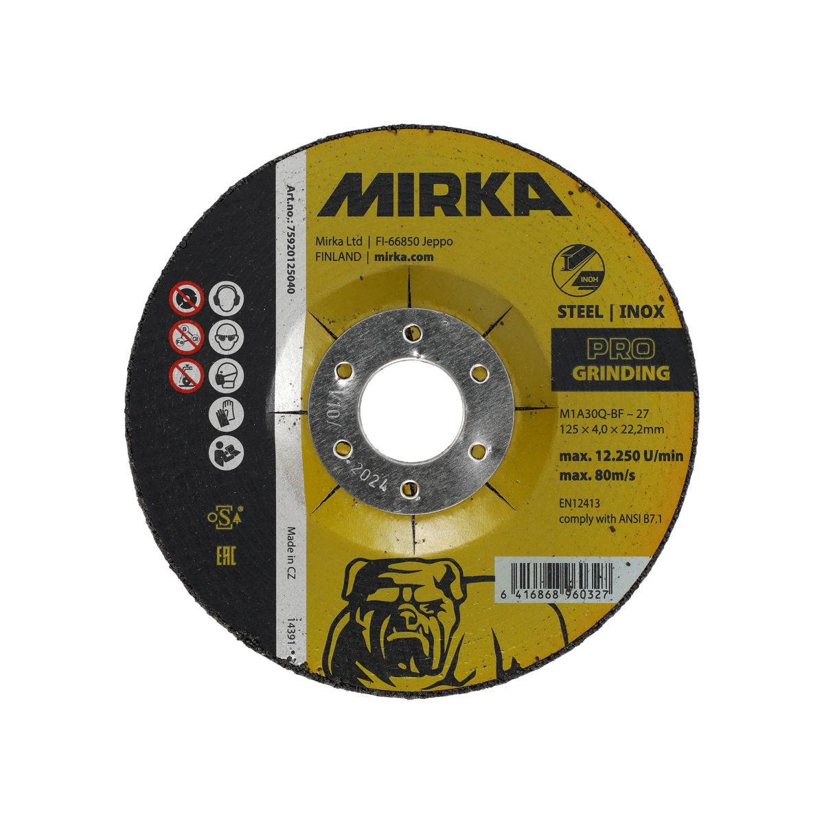 Mirka® PRO Slipskiva Inox/stål