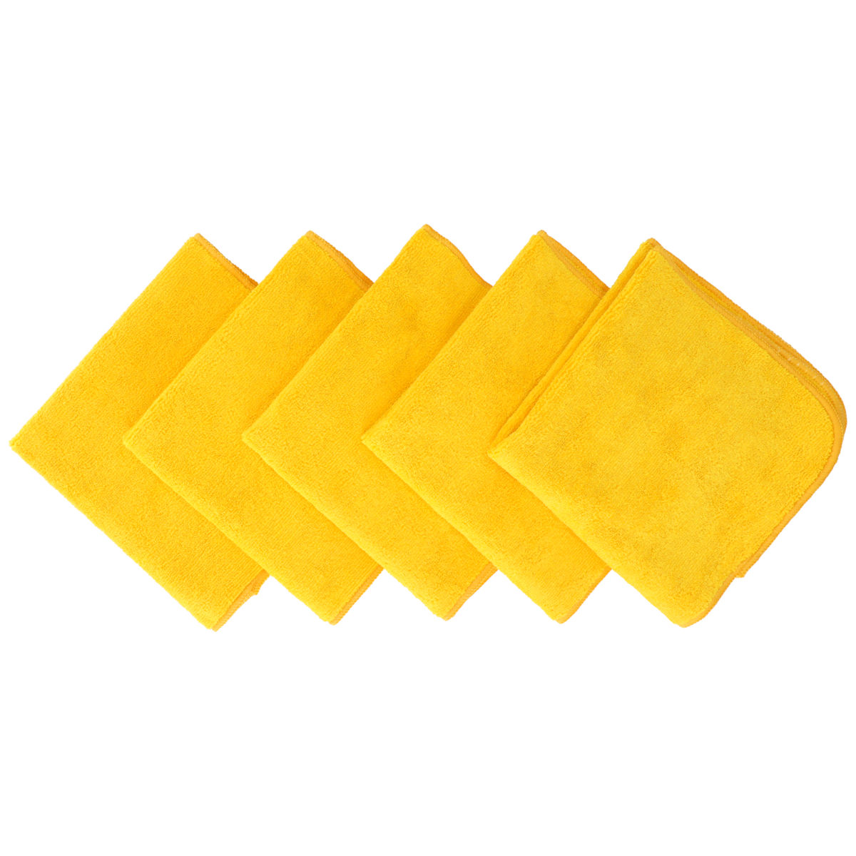 Poetsdoek Microvezel 400 x 400 mm Geel