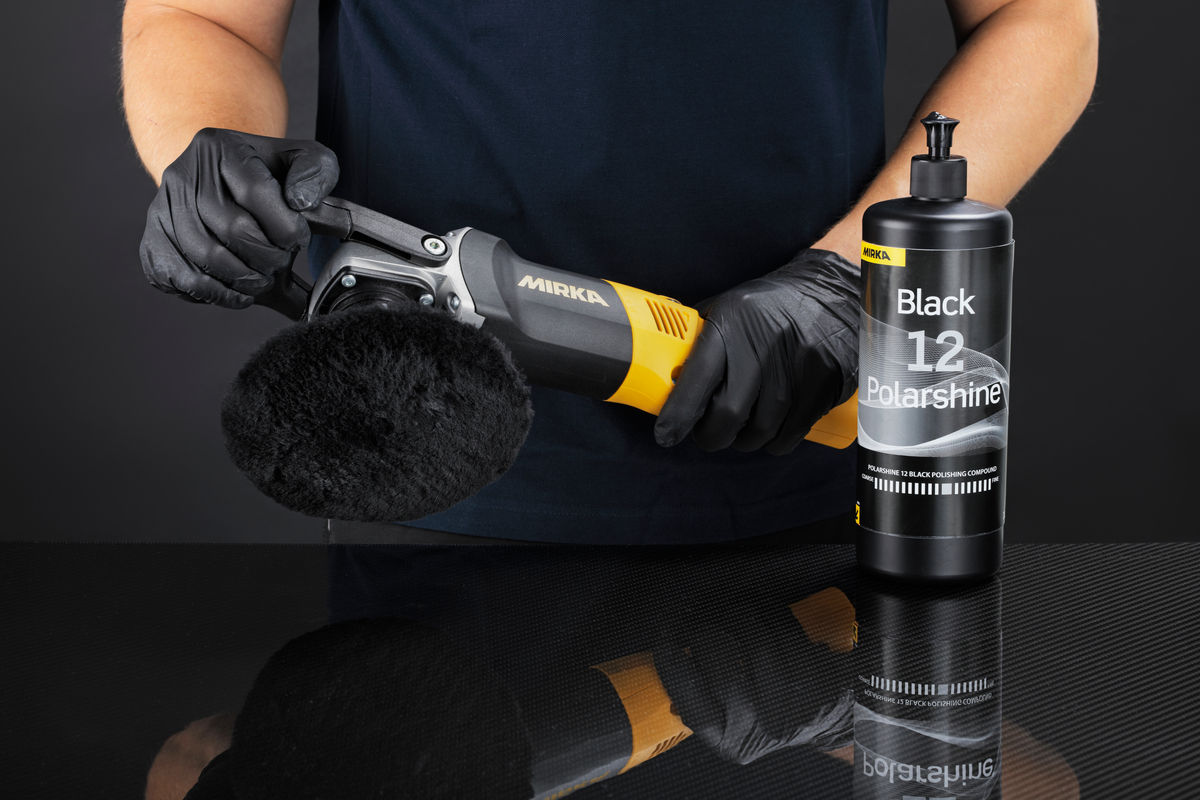 Cuffia lana agnello Pro Grip Black
