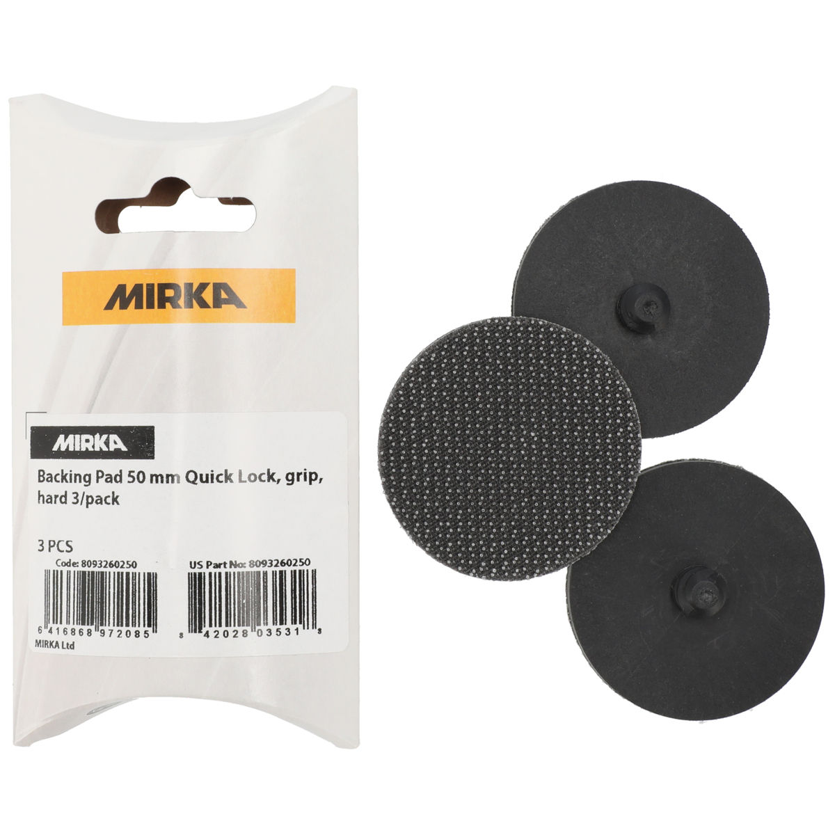 Ø 50 mm Quick Lock (Hızlı Kilit) Köpüksüz Destekleme Pedi