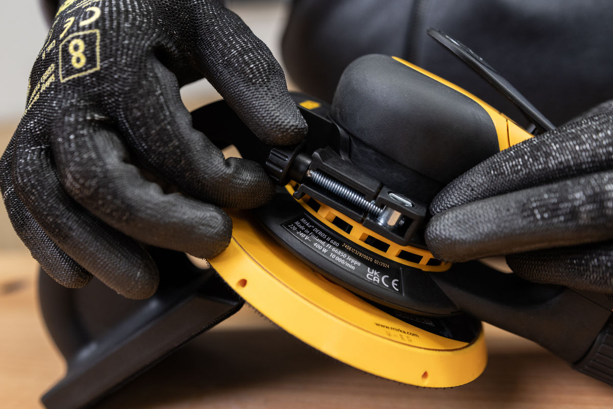 Edge Guide dla Mirka® DEROS Ø 125/150 mm