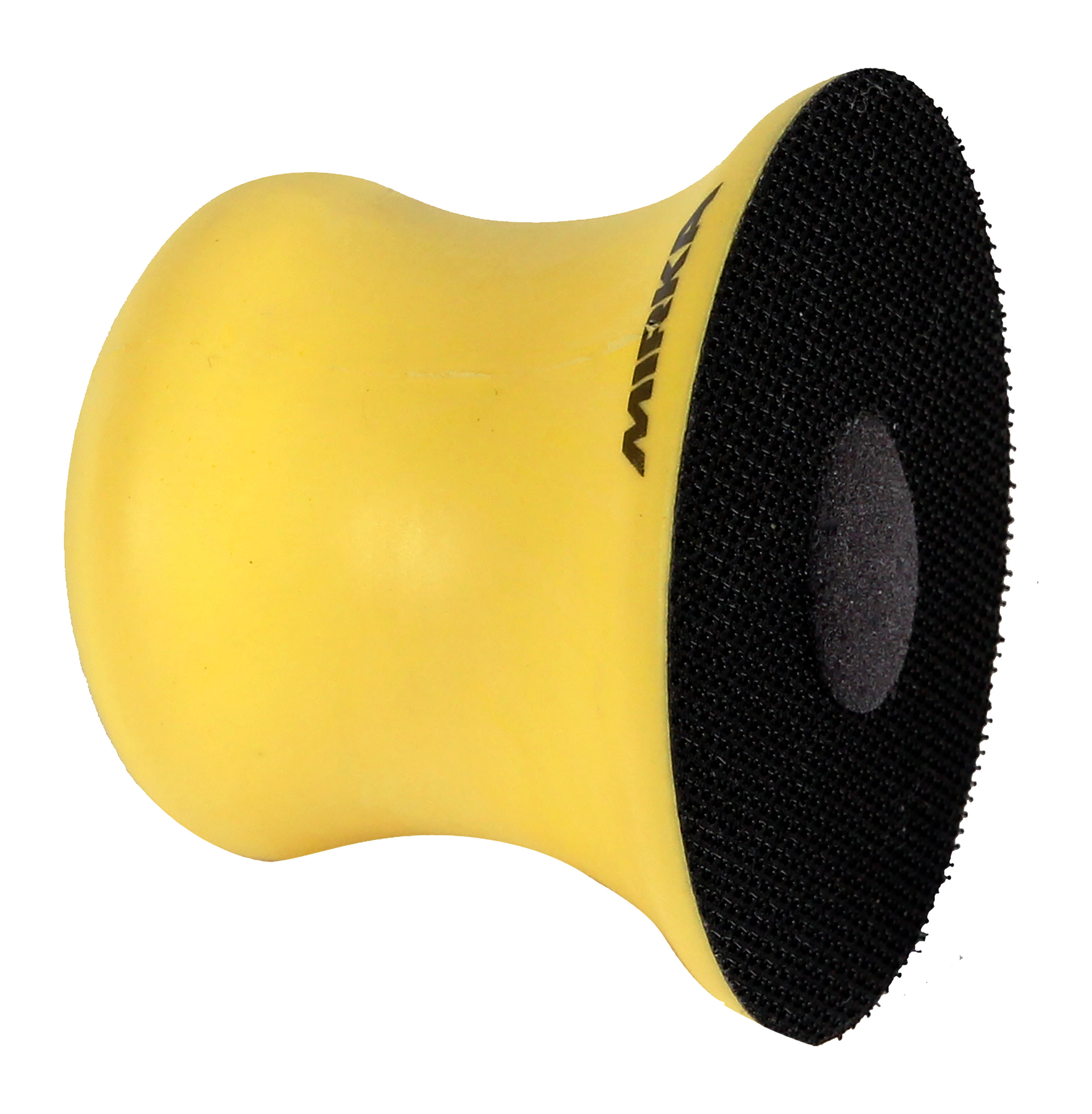 Hand Sanding Bell 3" Grip 1H Yellow, 1/Pkg