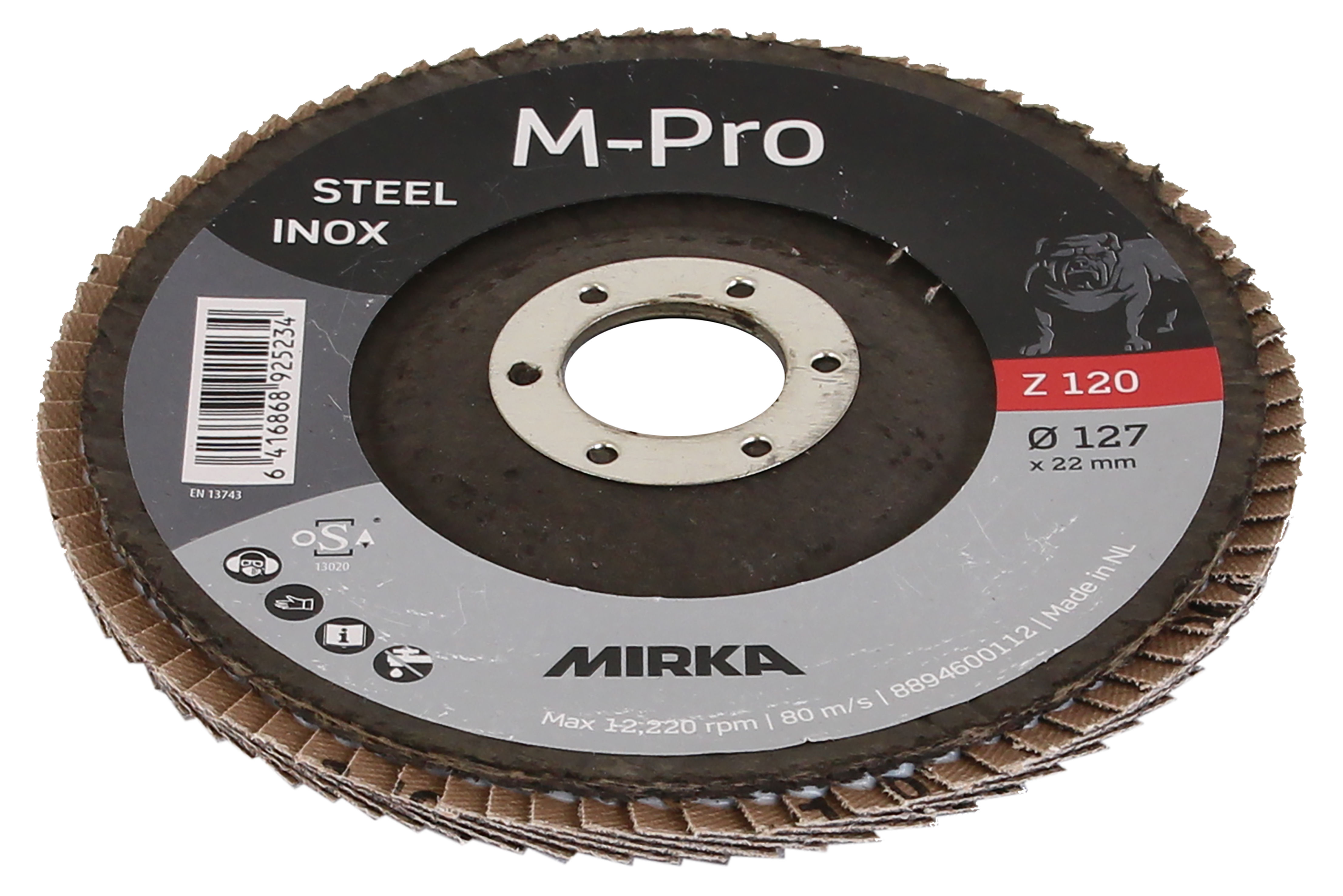 Disque à lamelles M-PRO 127 x 22 mm Inox
