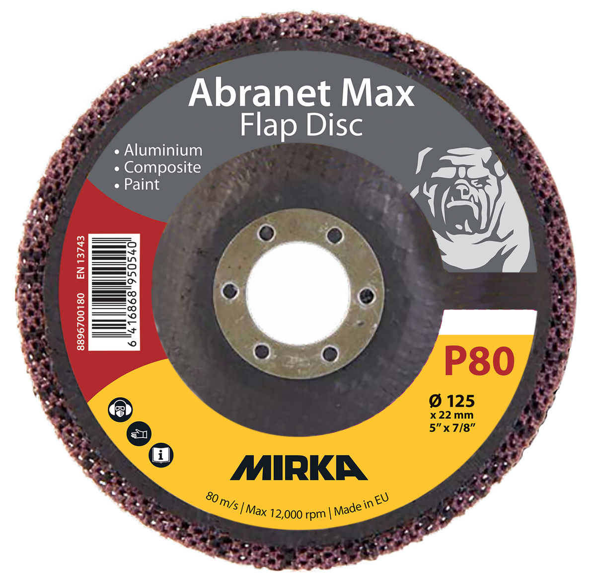 Abranet Max Flap disc Ø 125 mm ALOX
