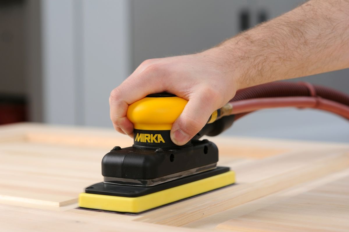 Mirka® OS 383CV 70 x 198 mm Central Vacuum 3.0 mm orbit