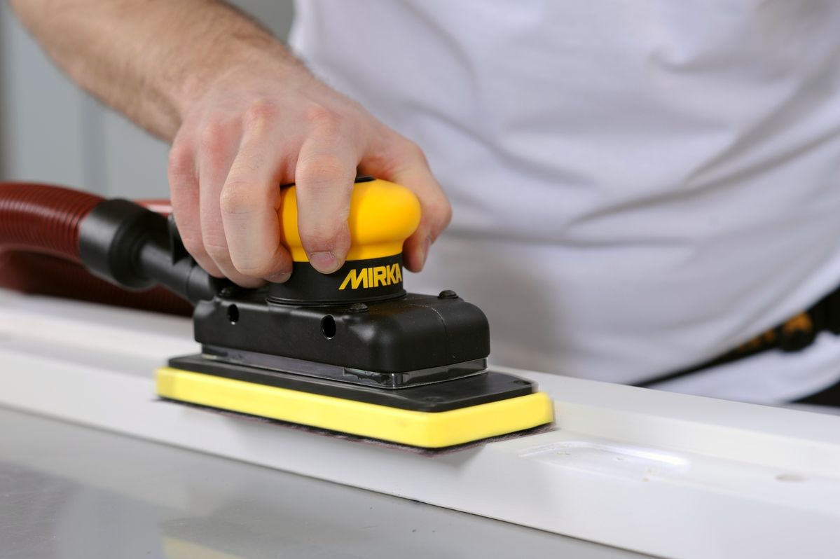 Mirka® OS 383CV 70 x 198 mm Central Vacuum 3.0 mm orbit