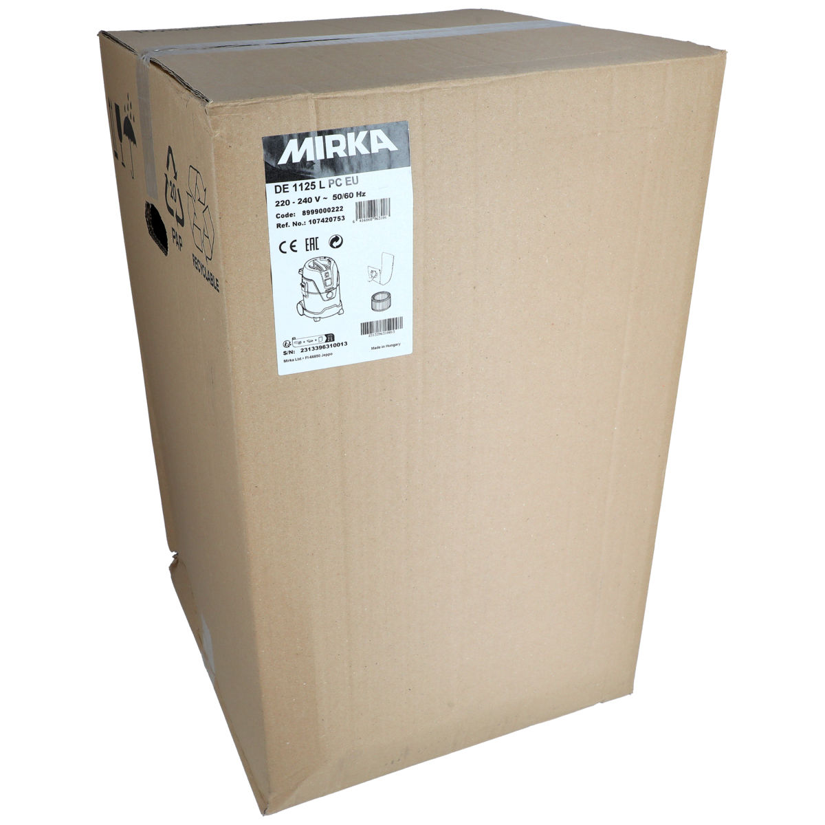 Mirka pölynimuri 1125 L PC EU 230V