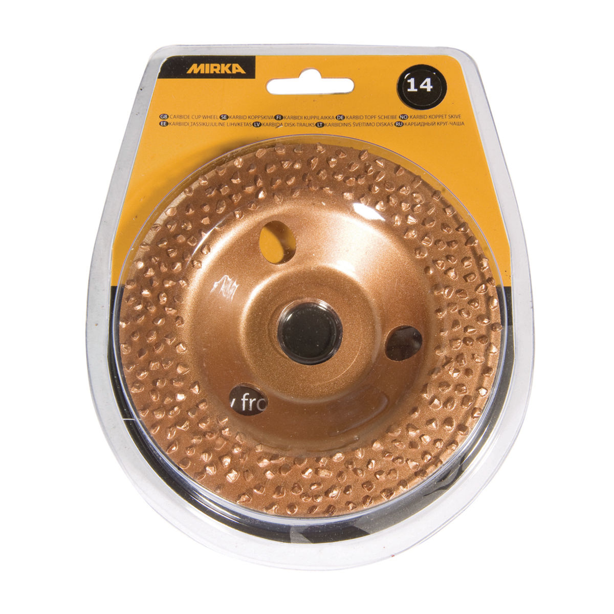 Kuppilaikka karbidi Ø 125 mm suora