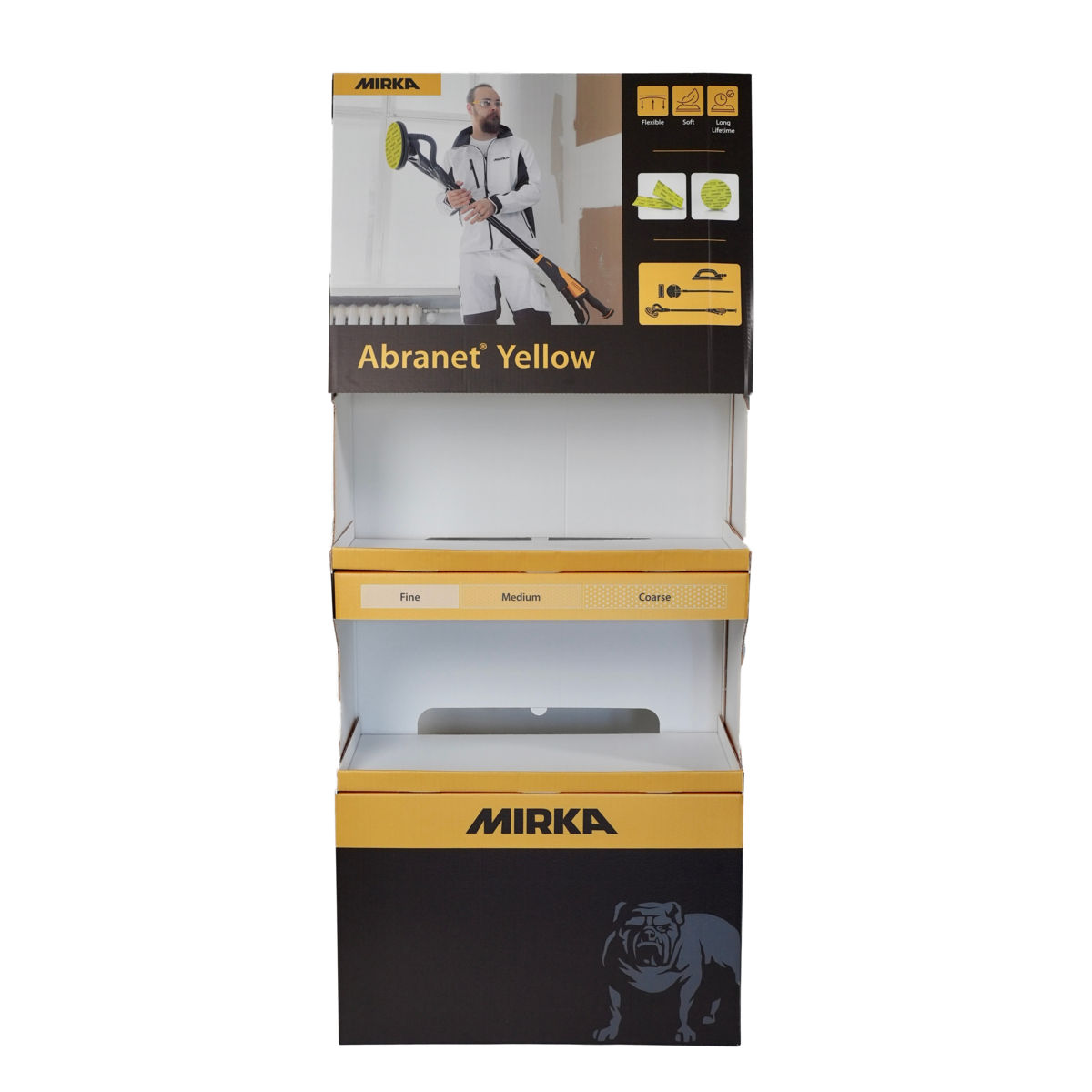 Abranet® Yellow försäljningsdisplay