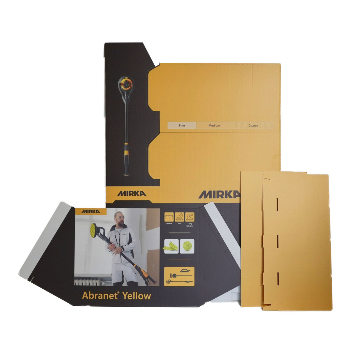 Abranet® Yellow försäljningsdisplay