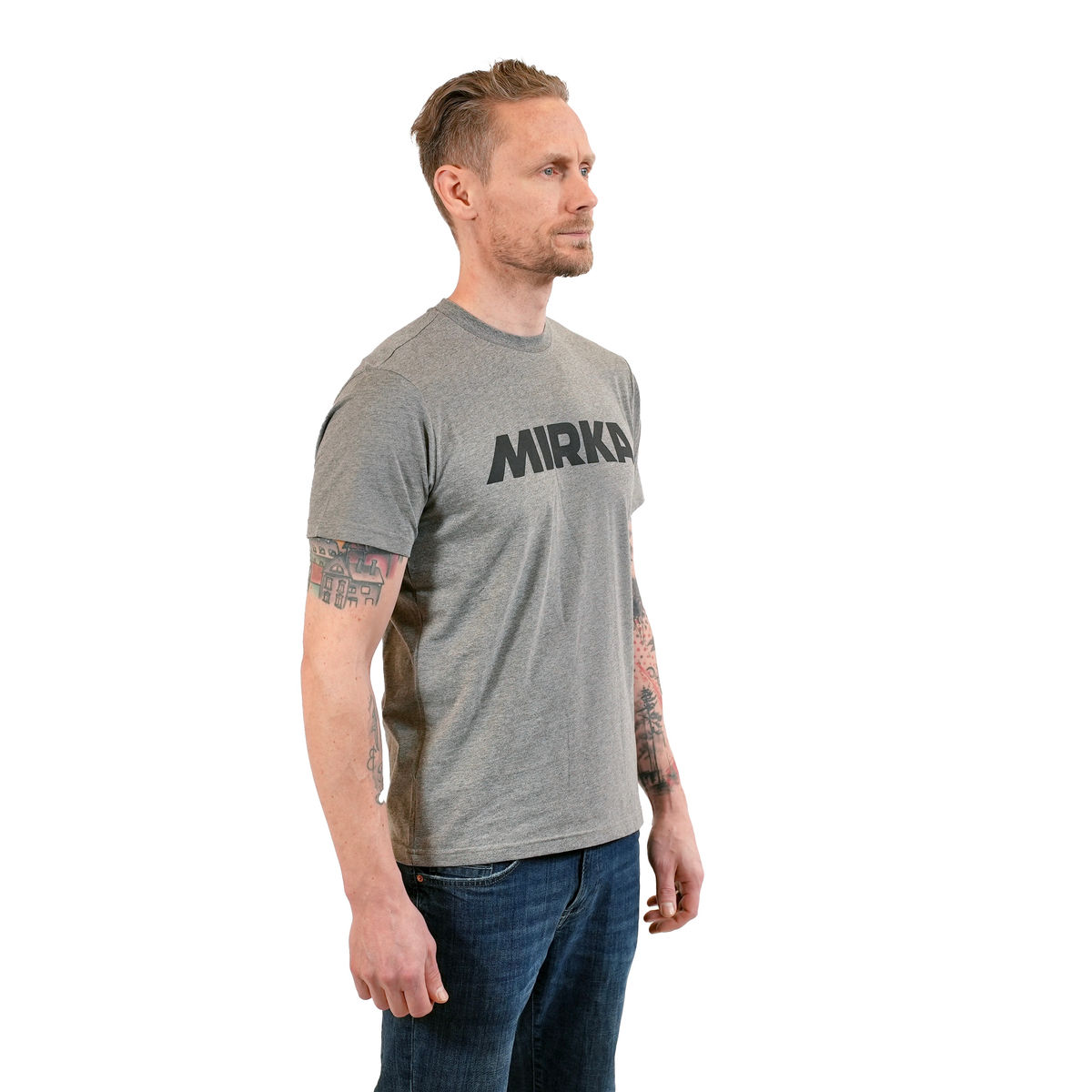 T-shirt gris Mirka® Signature
