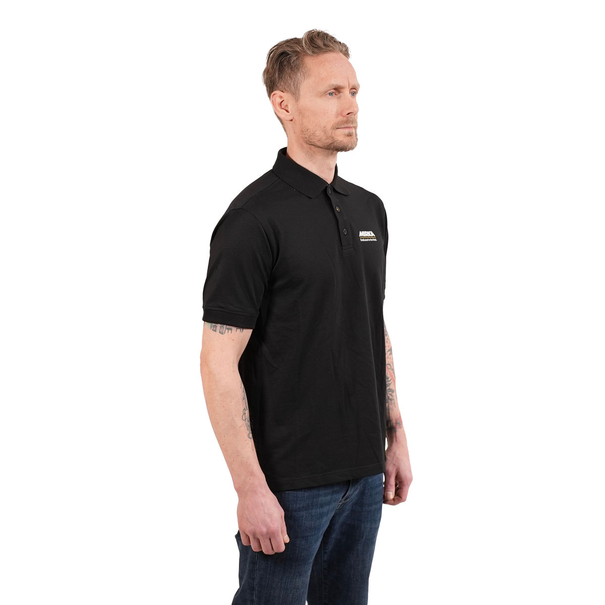 Mirka® Polo Tagline Schwarz