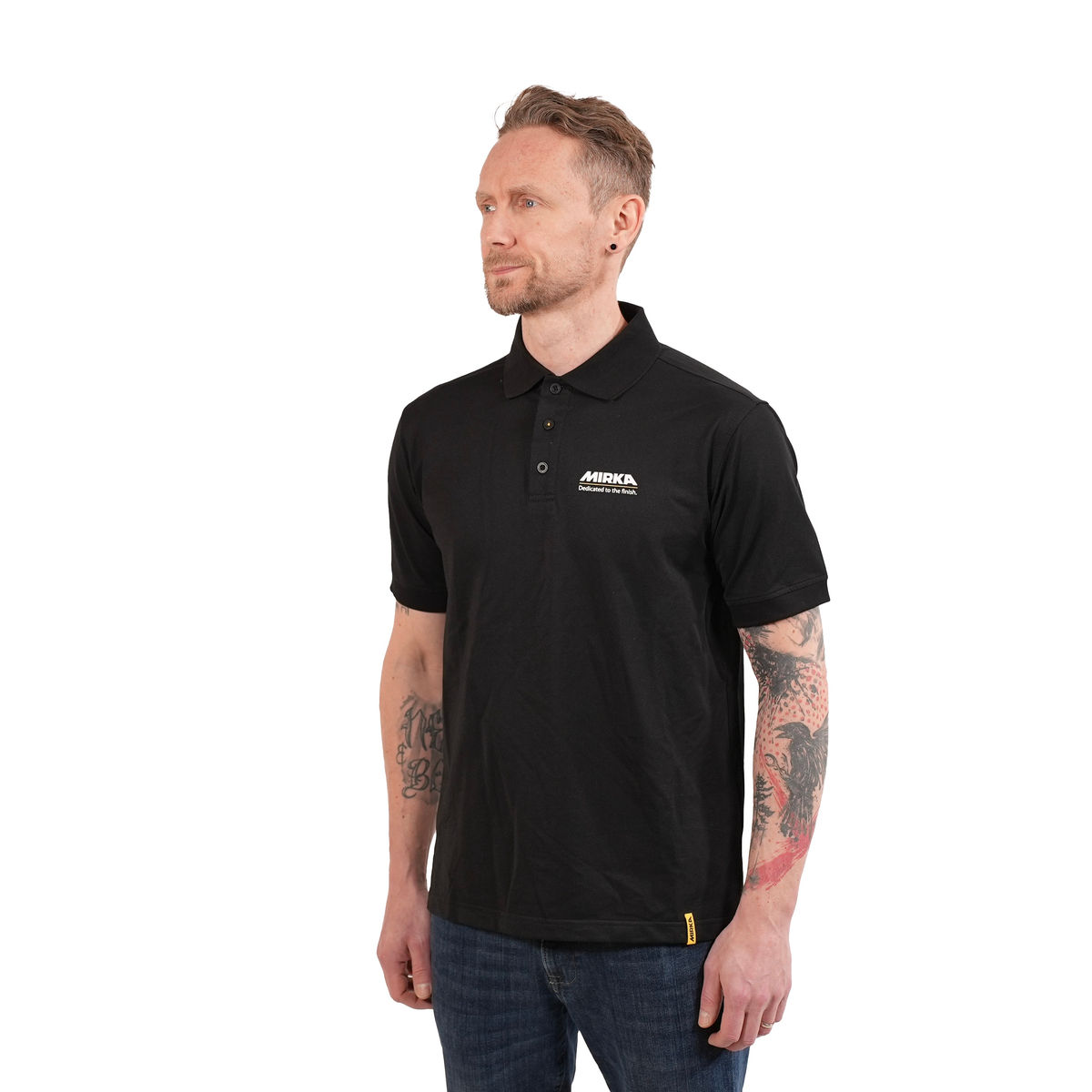 Mirka® Polo Tagline Schwarz