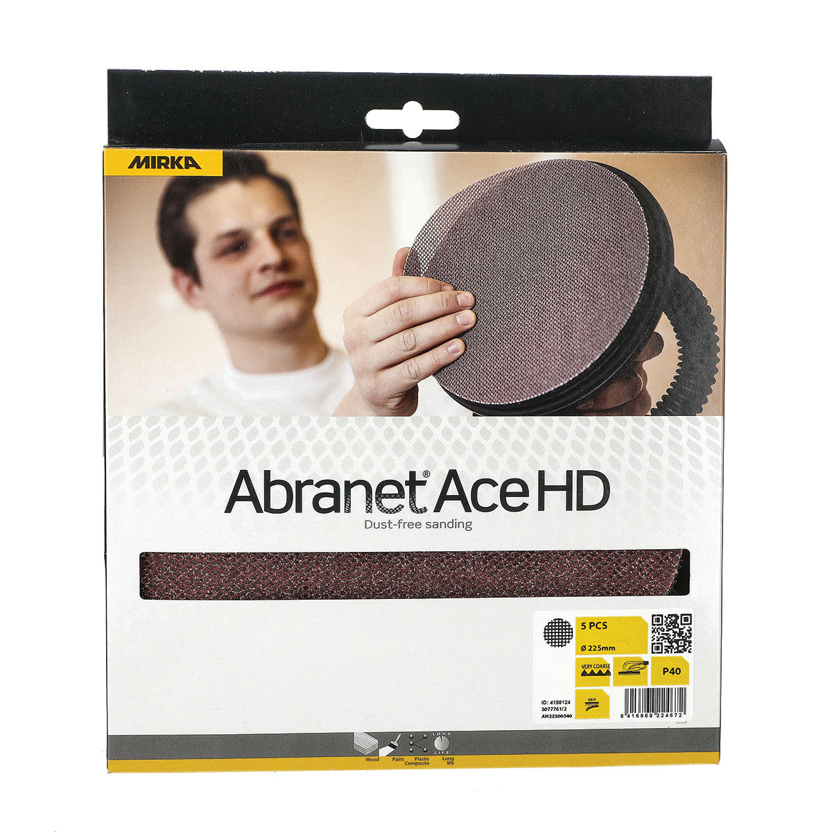 Abranet Ace HD 225mm Grip