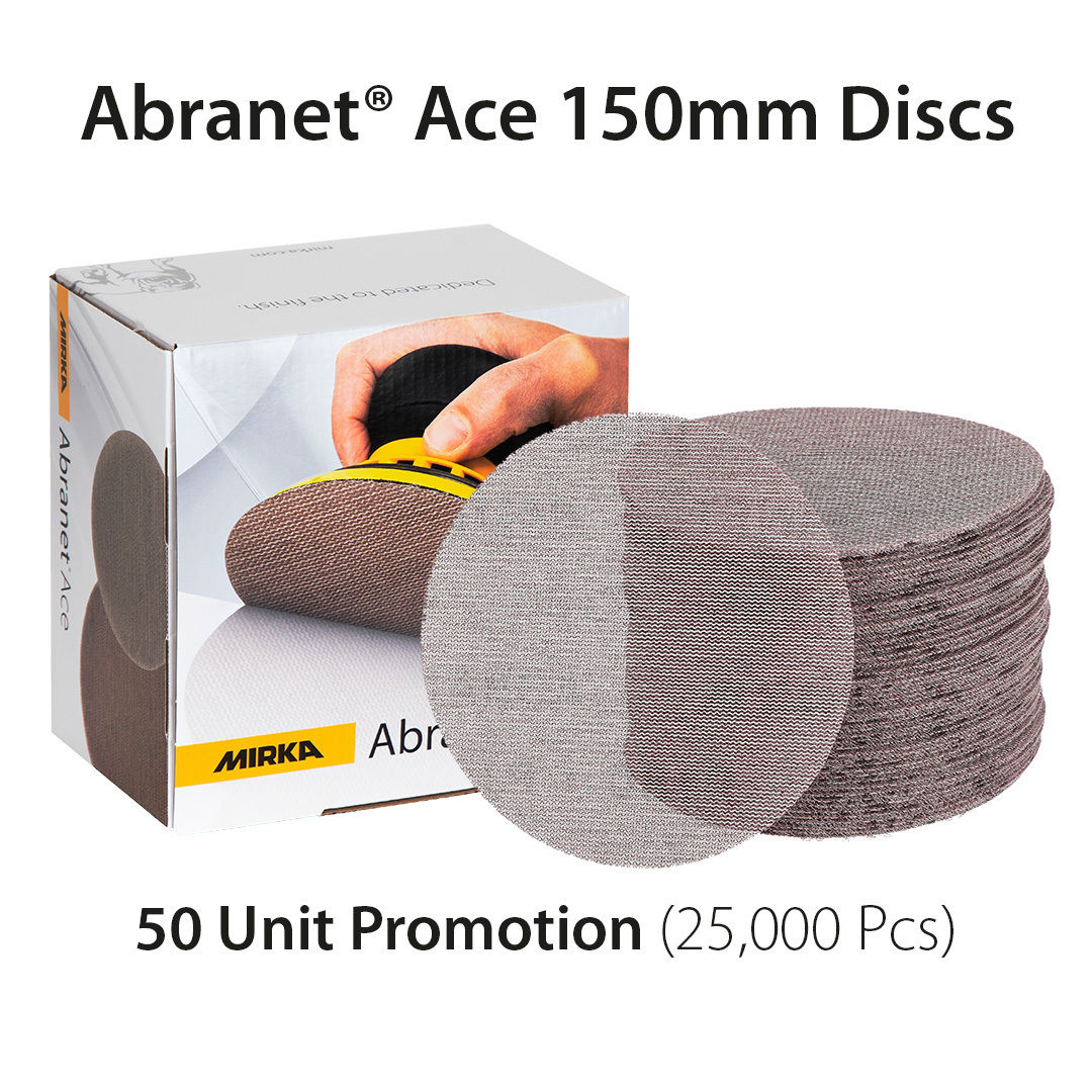 Abranet ACE 150mm Discs 500 Box Promotion (25000 Pcs)