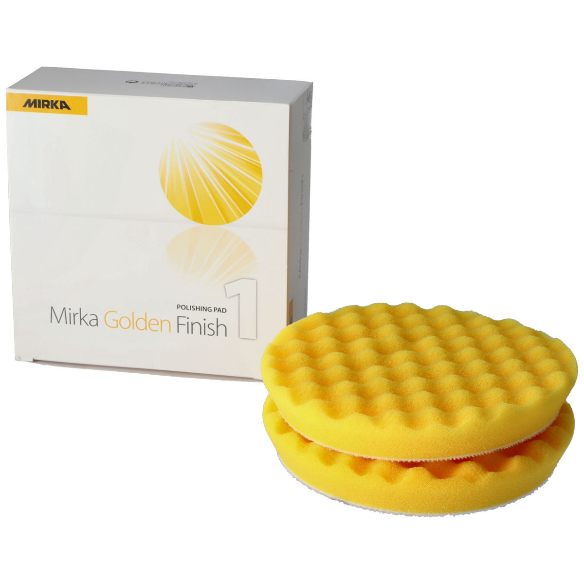 Golden Finish Pad-1 Gelbes Gewaffeltes Schaumstoffpad