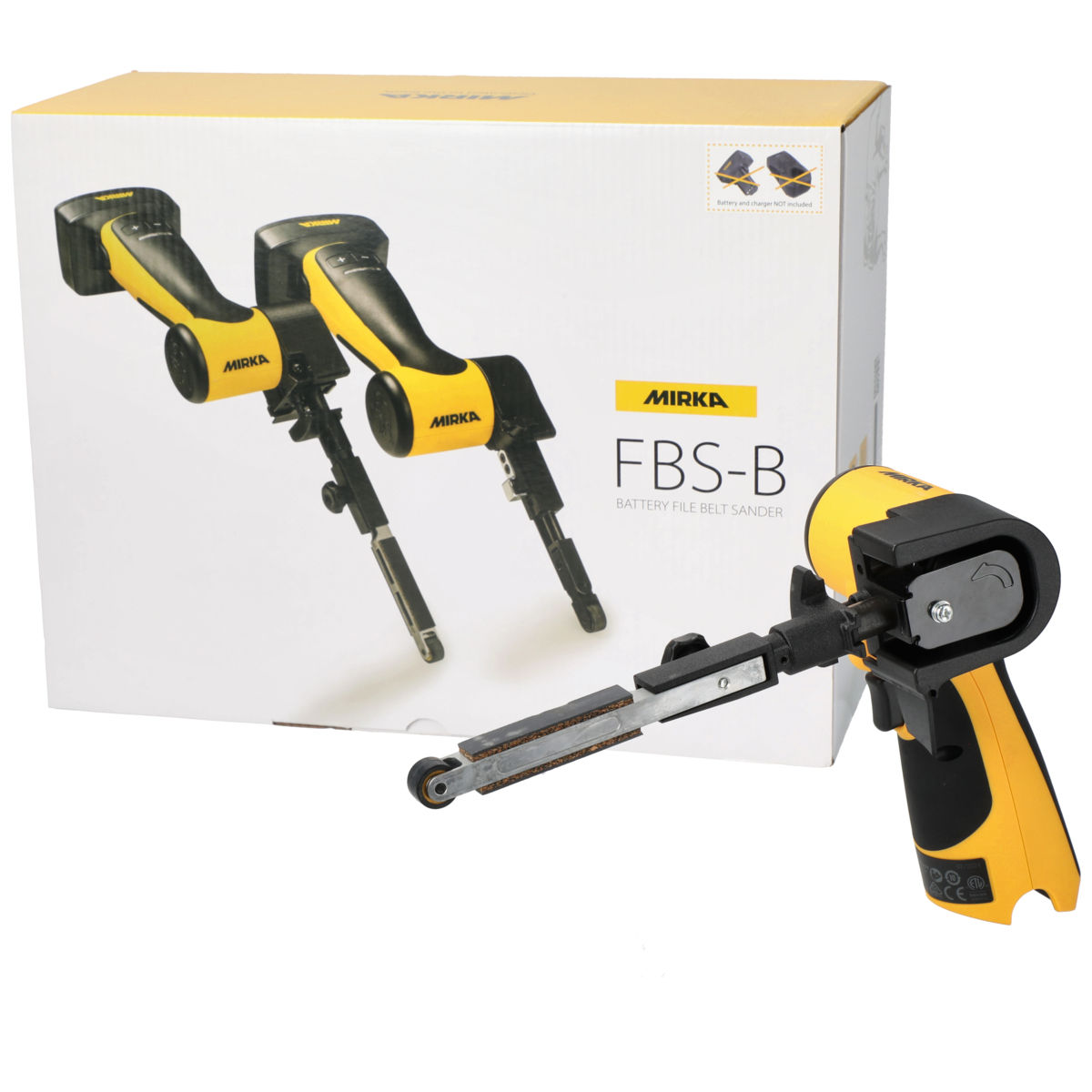 Mirka® FBS-B Sladdlös filbandslip 13 x 457 mm max 12V