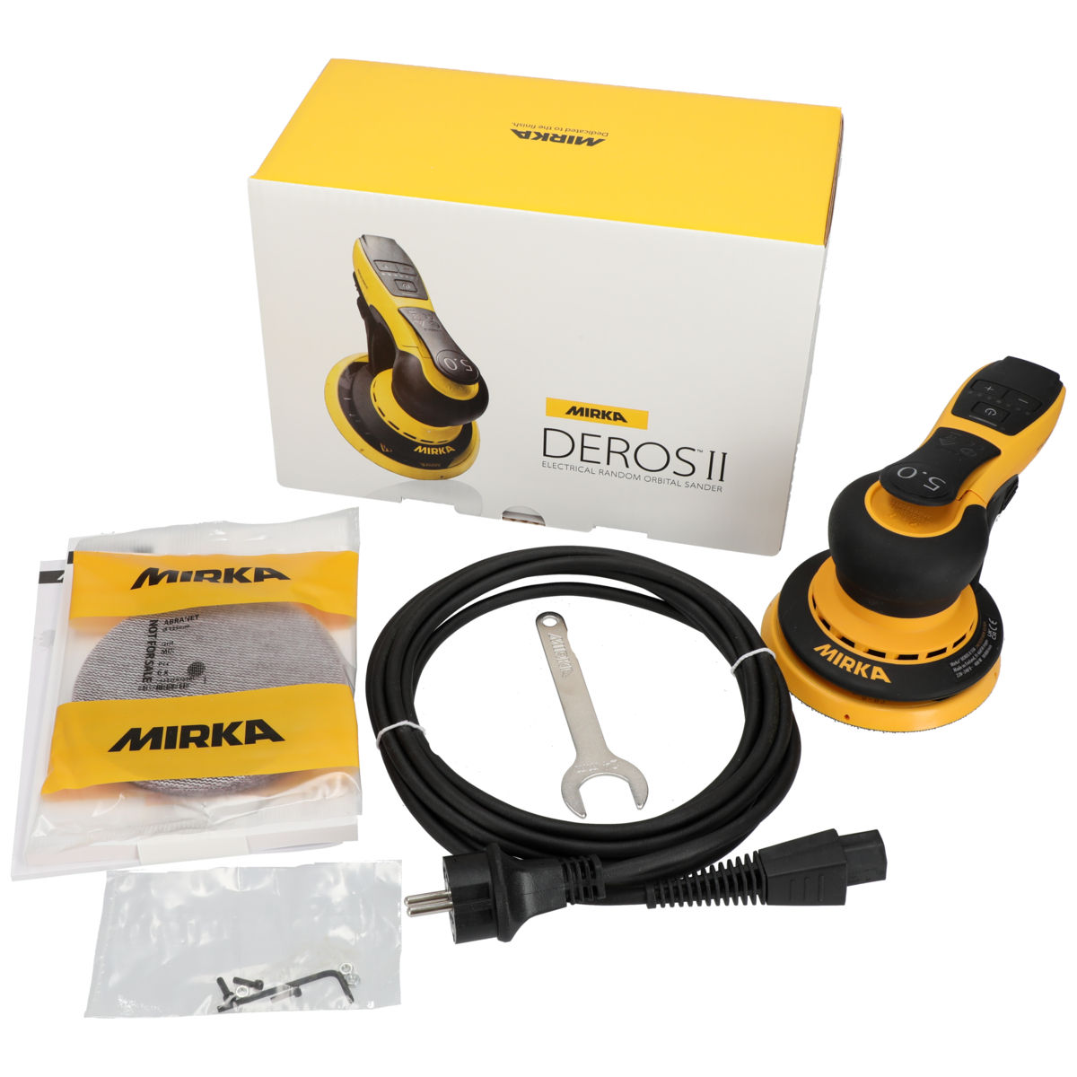 Mirka® DEROS II 550CV Ø 125 mm ponceuse orbitale exc. 5.0 mm