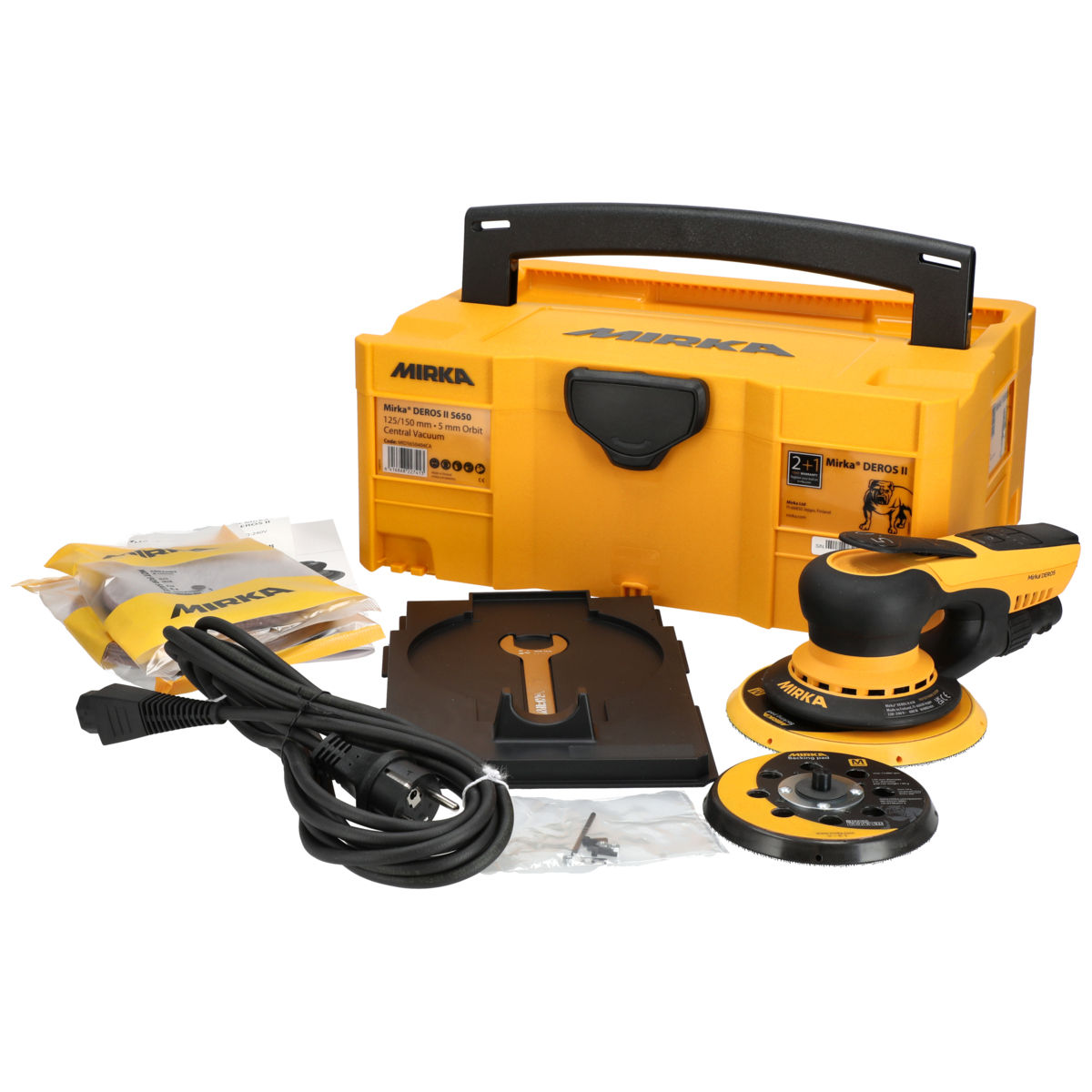 Mirka® DEROS II 5650 Ø 125/150 mm, uitslag 5.0 mm