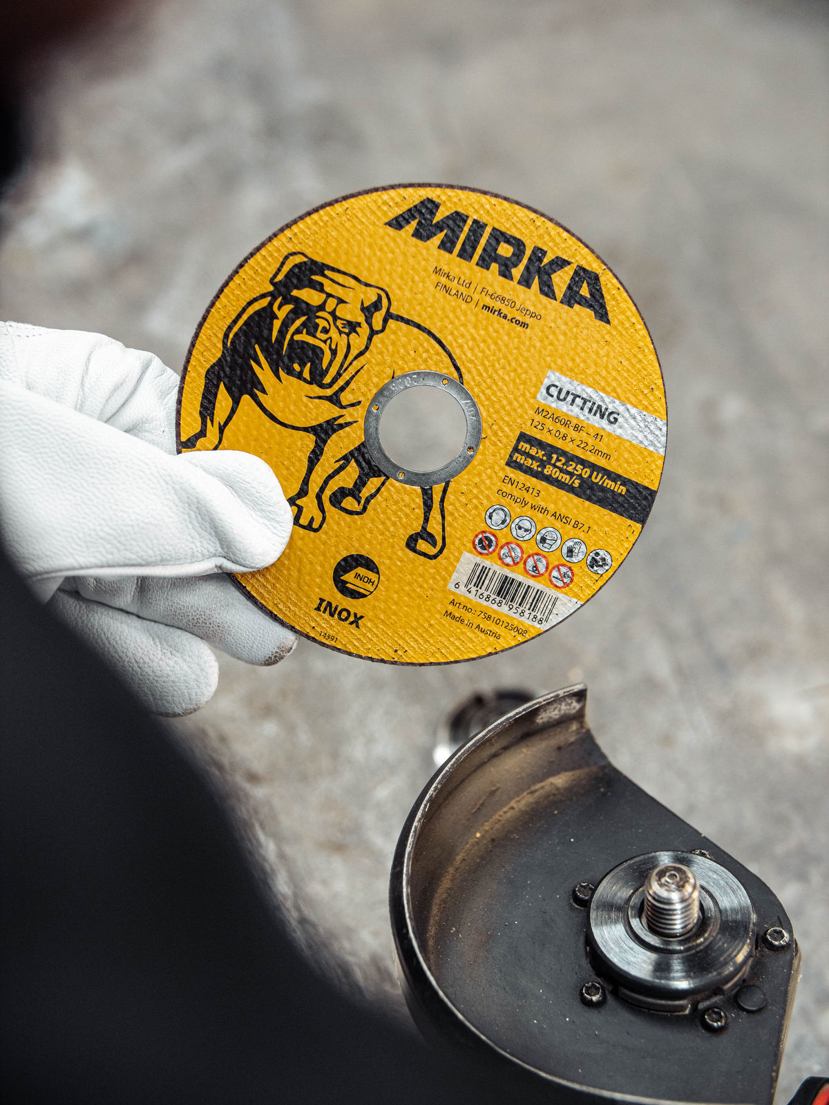 Mirka® Kappeskive Inox