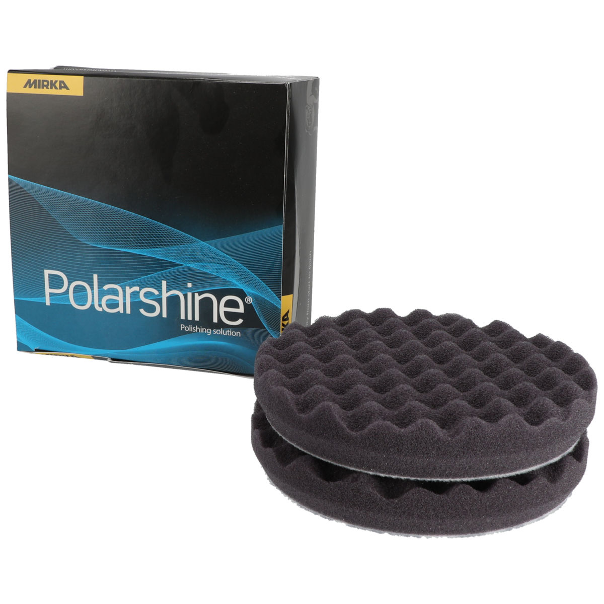Polishing Foam Pad Black M Waffle