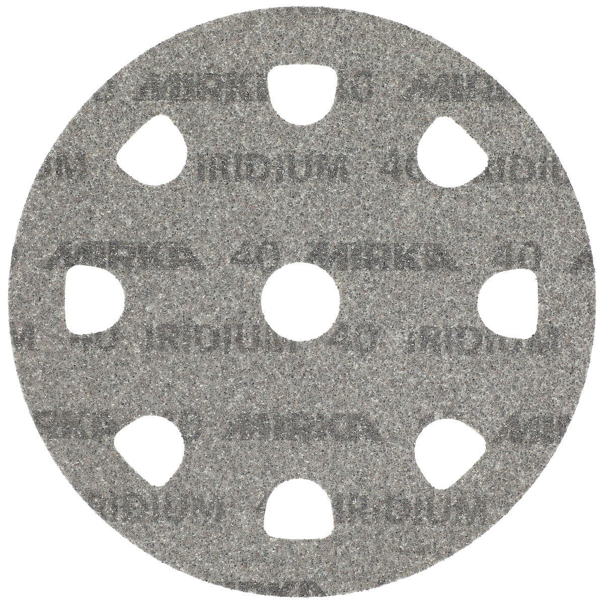 Mirka Iridium™ Ø 225 mm Grip 9 holes Styro