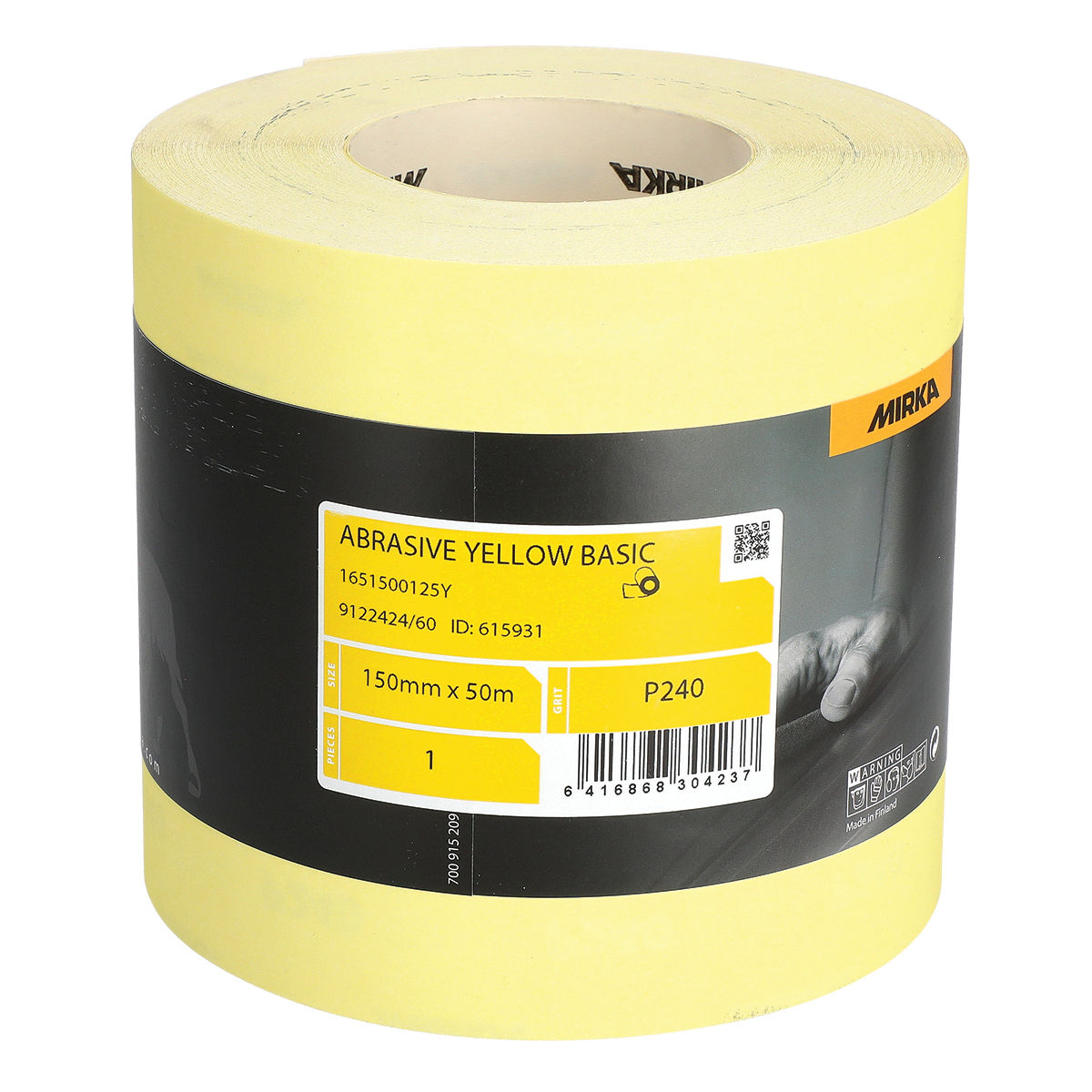 Abrasive Yellow Basic 150 mm x 50 m