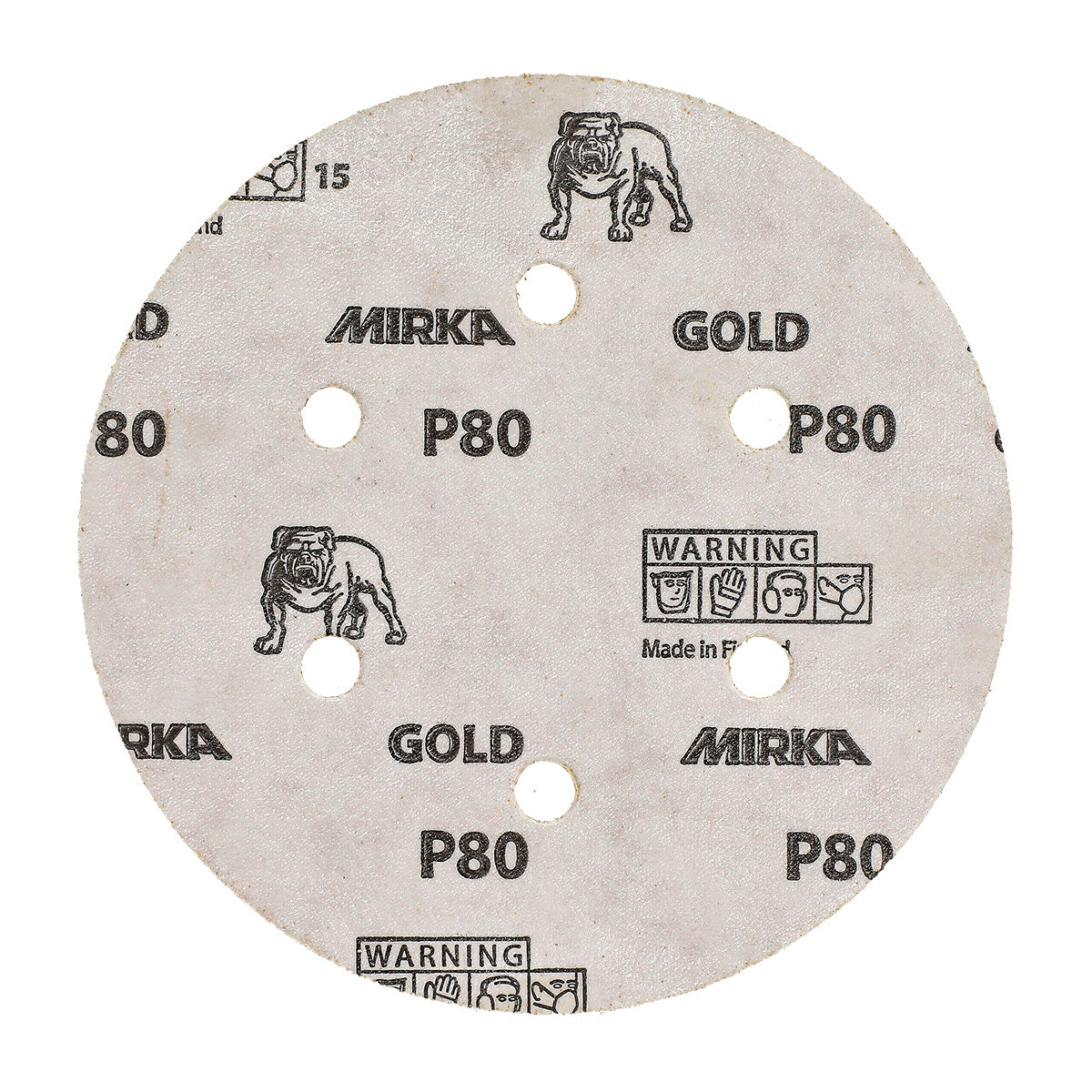 Gold Ø 150 mm PSA 6 Holes