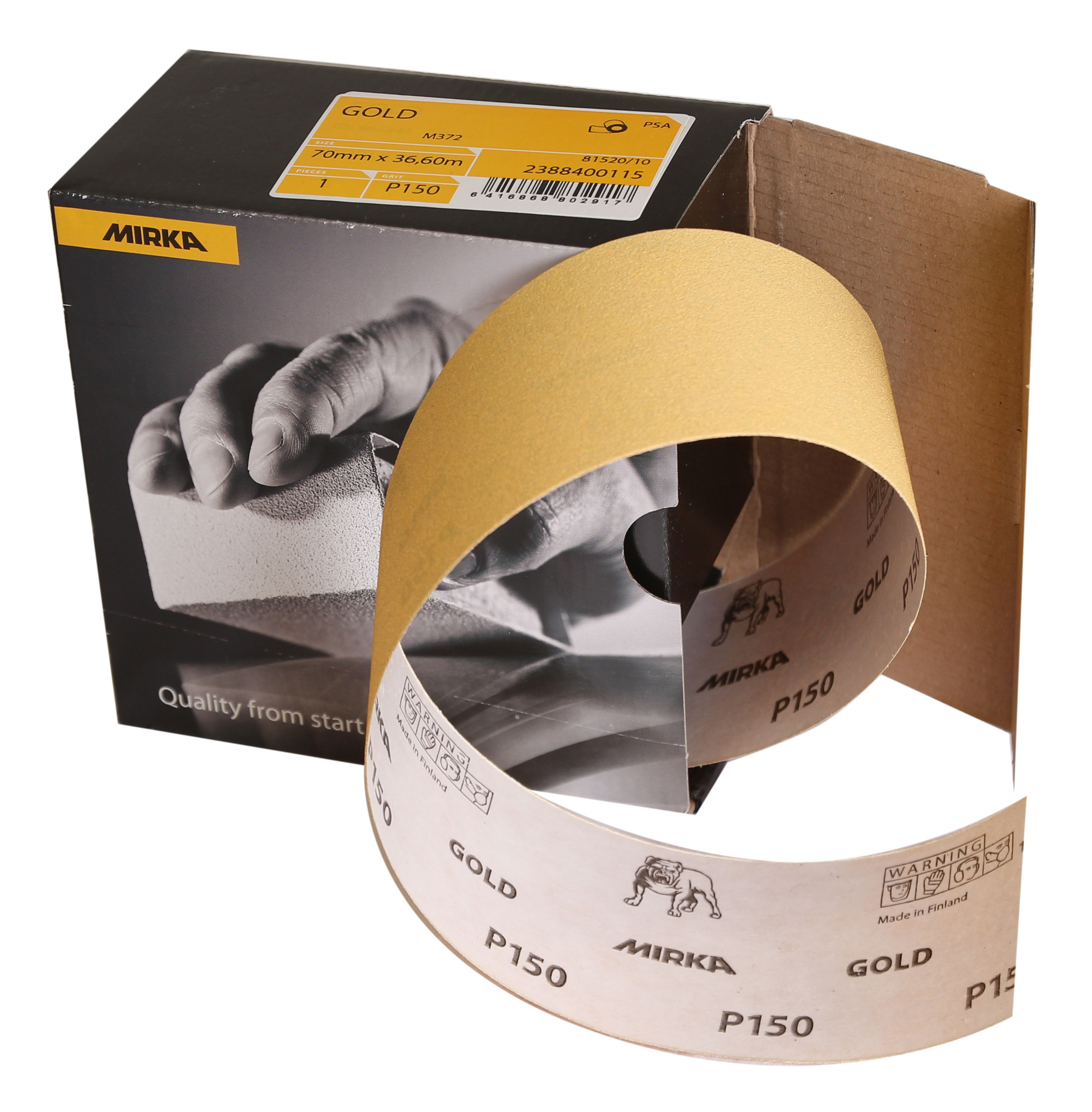 Gold 70 mm x 36.6 m PSA