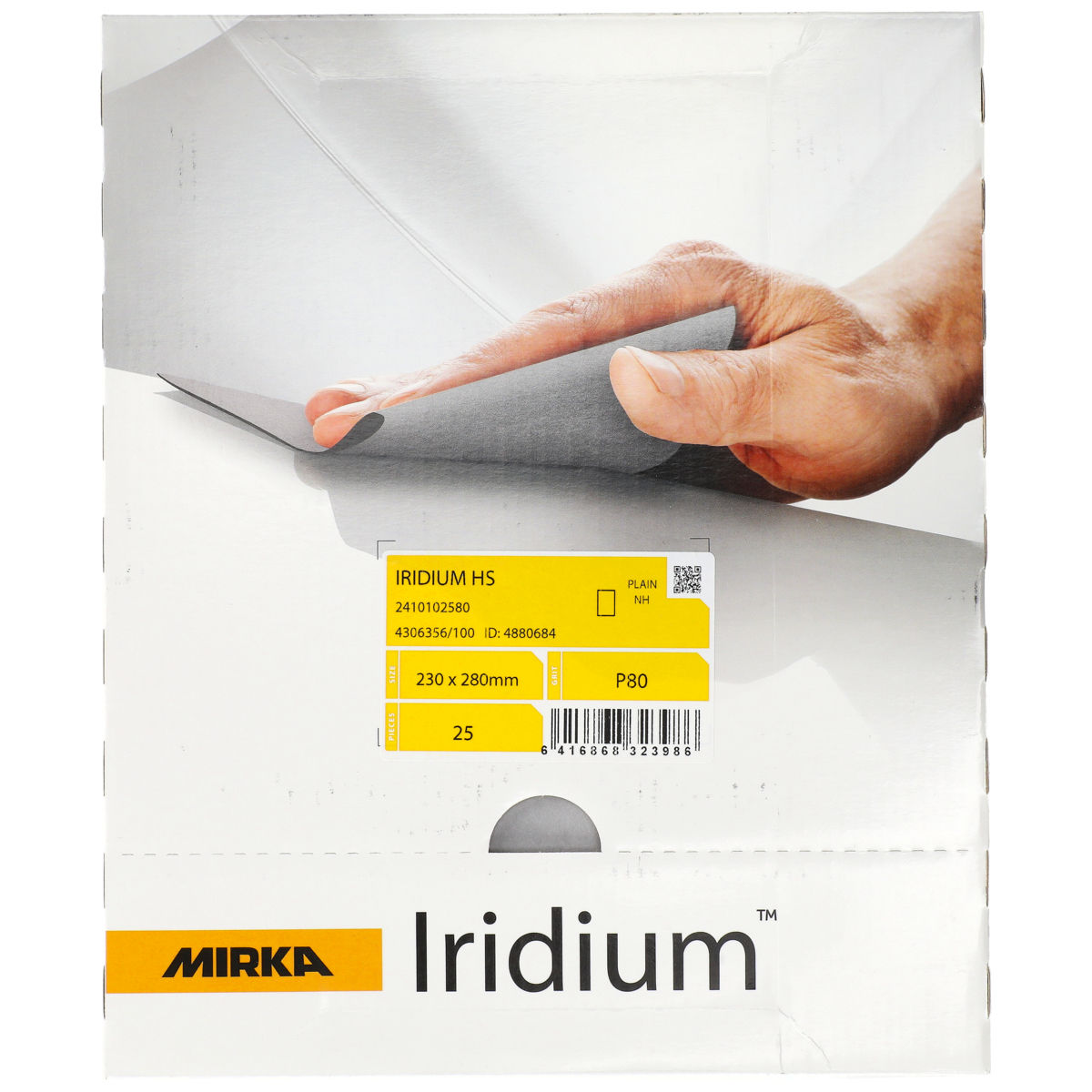 Iridium PM 230 x 280 mm feuille abrasive auto-agrippante non perforé