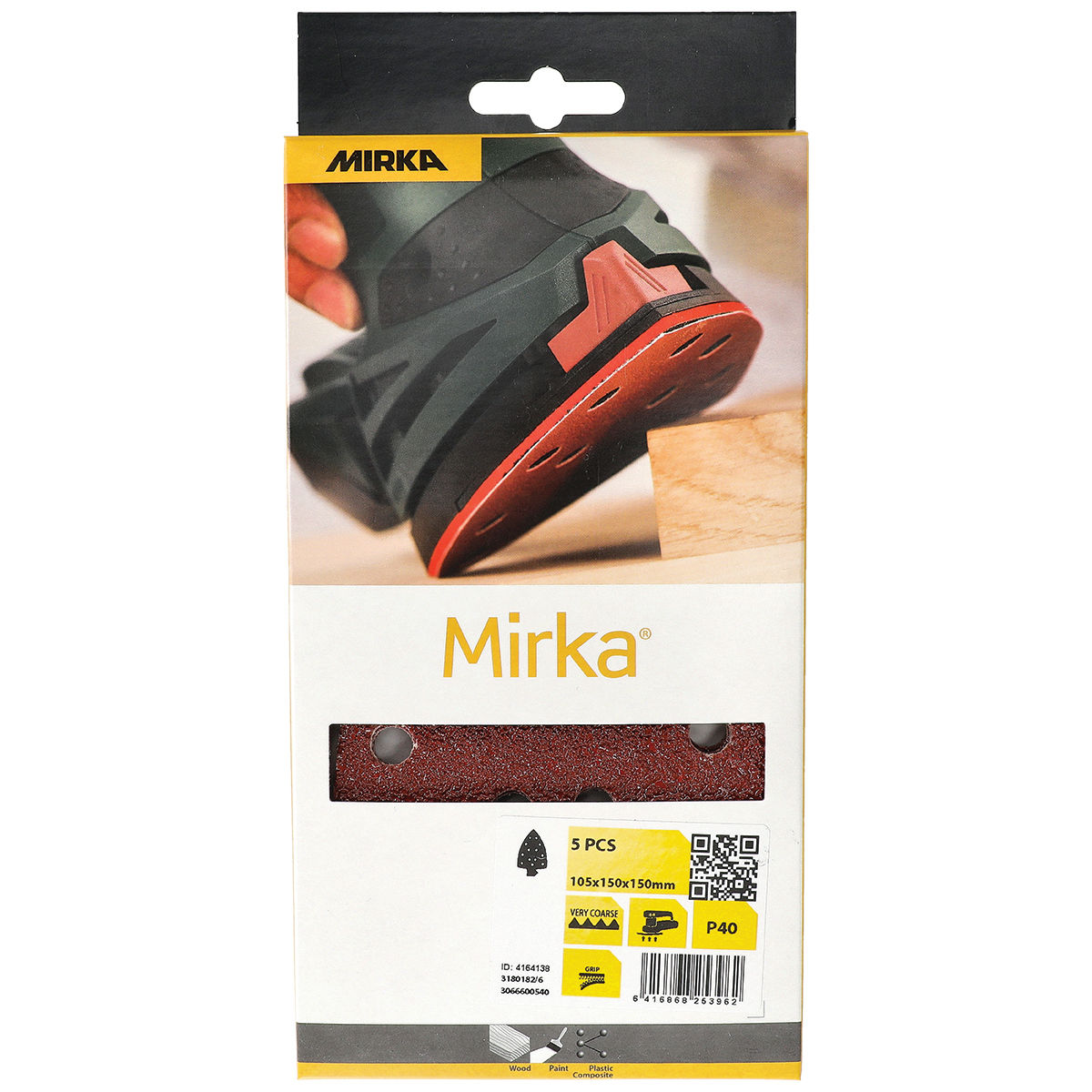 Brusivo Red 105 × 150 × 150 mm, suchý zip, 13 otvorů