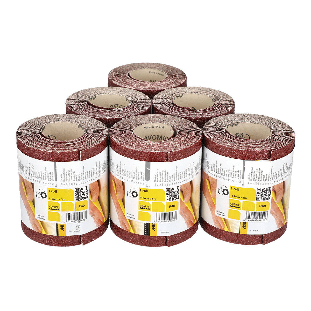 Brusivo Red 115 mm × 5 m, role