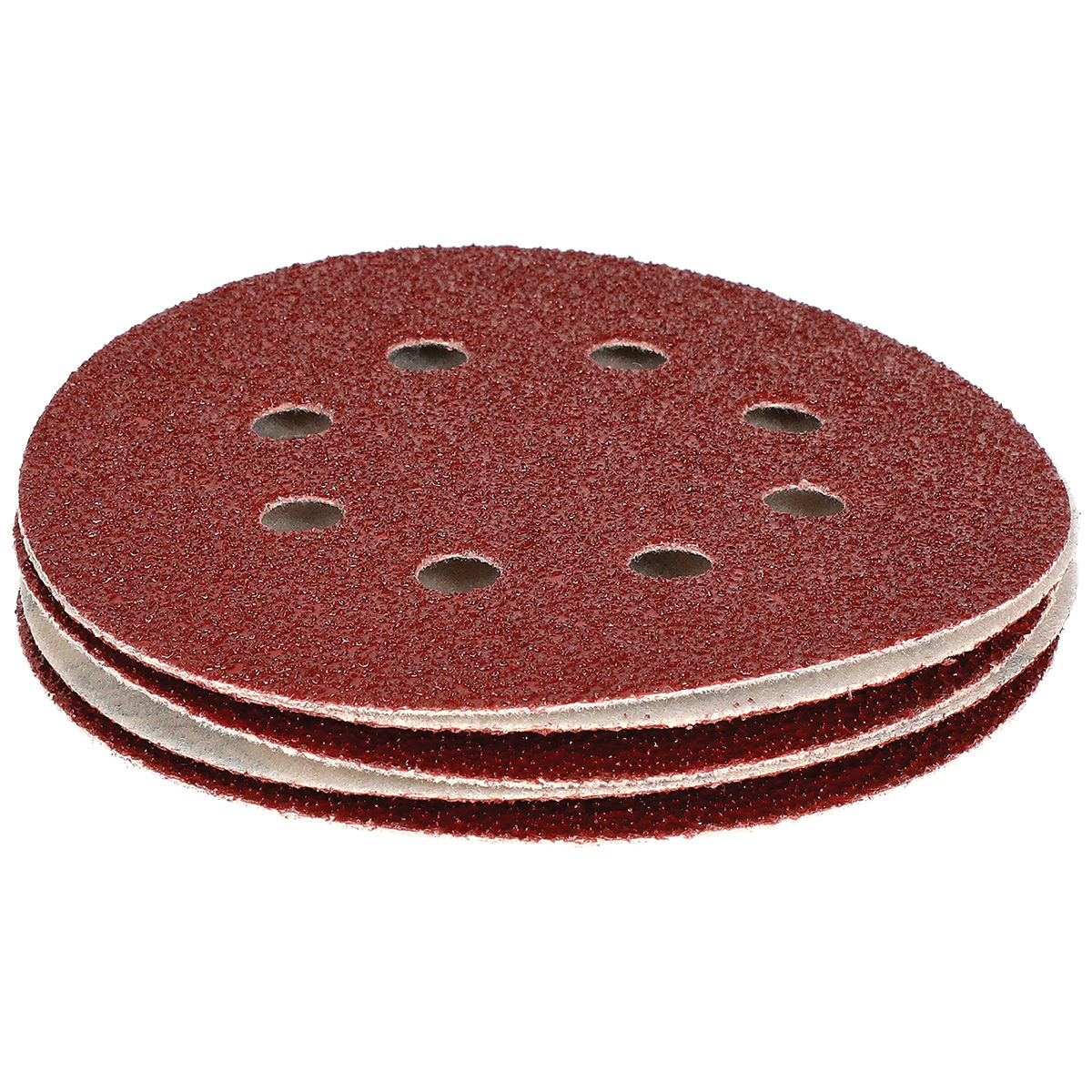 Abrasive Red 125mm Grip 8 Hål