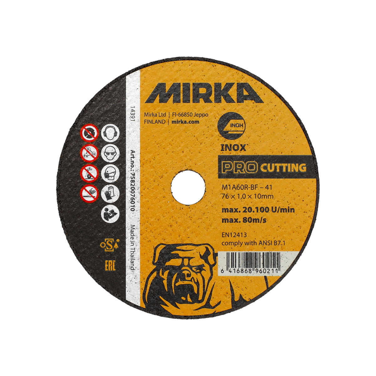 Mirka® PRO Cutting Wheel Inox
